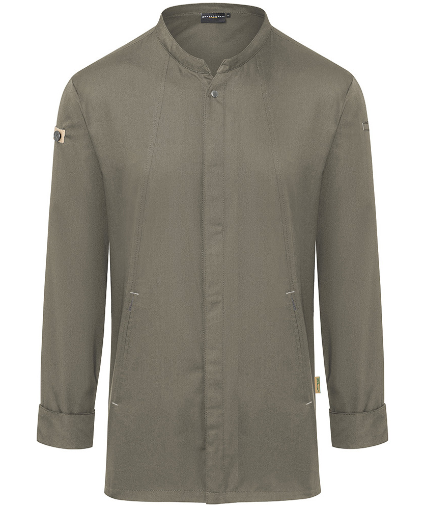 Karlowsky Green-generation chefs jacket, sage