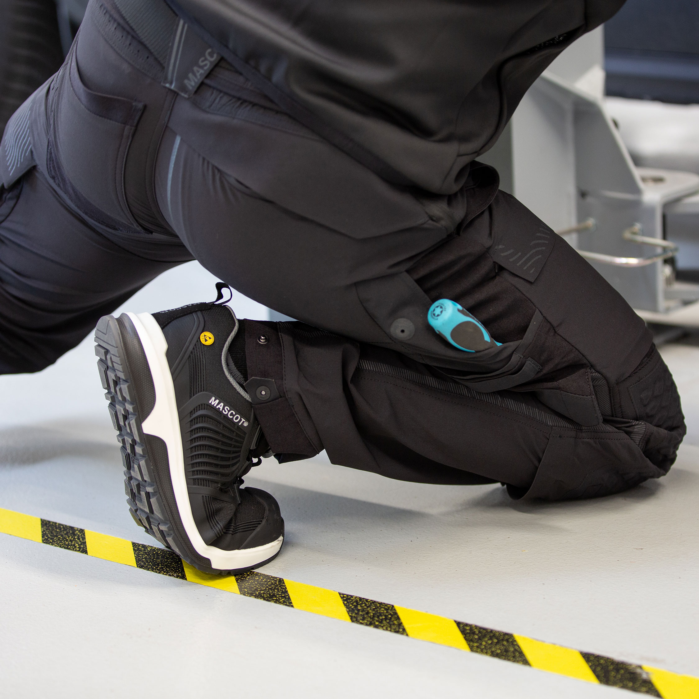 Mascot Customized work trousers full stretch, Dark Marine Blue, large image number 4