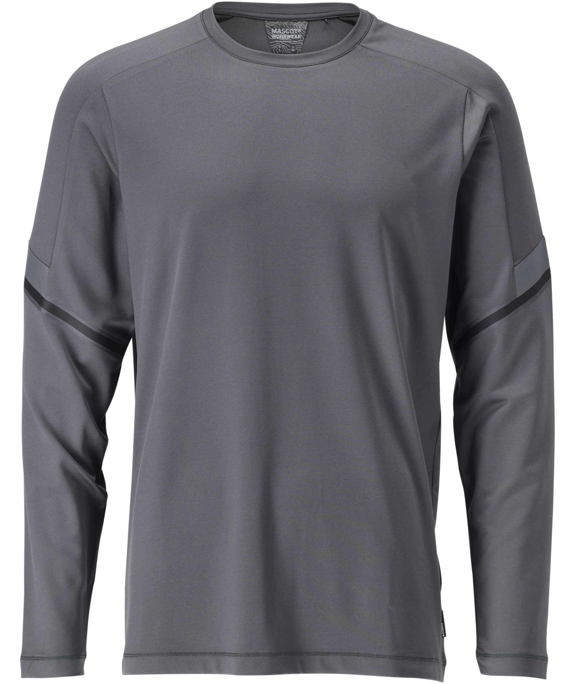 Mascot Customized long-sleeved T-shirt, Stone grey