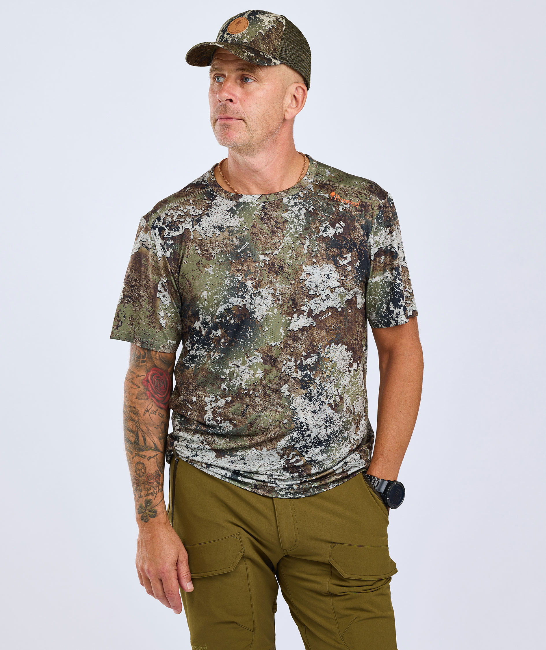 Pinewood Furudal Camou T-shirt, Strata, large image number 6