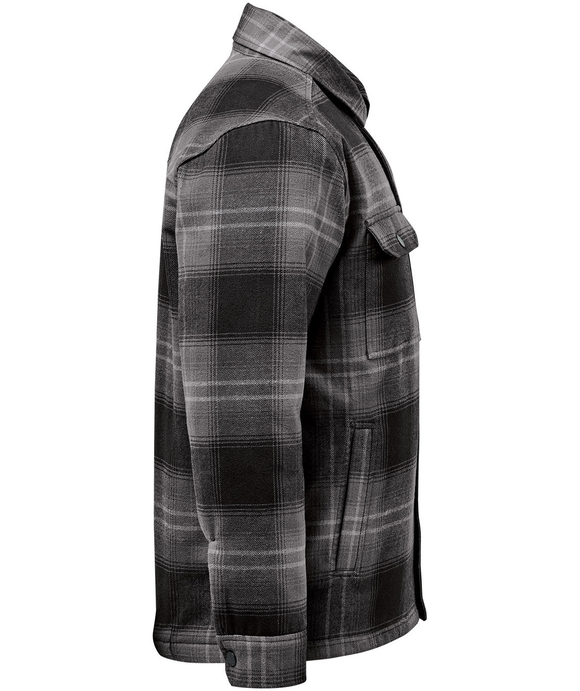 Stormtech Highland padded shirt jacket, Dark Grey Windows, large image number 2