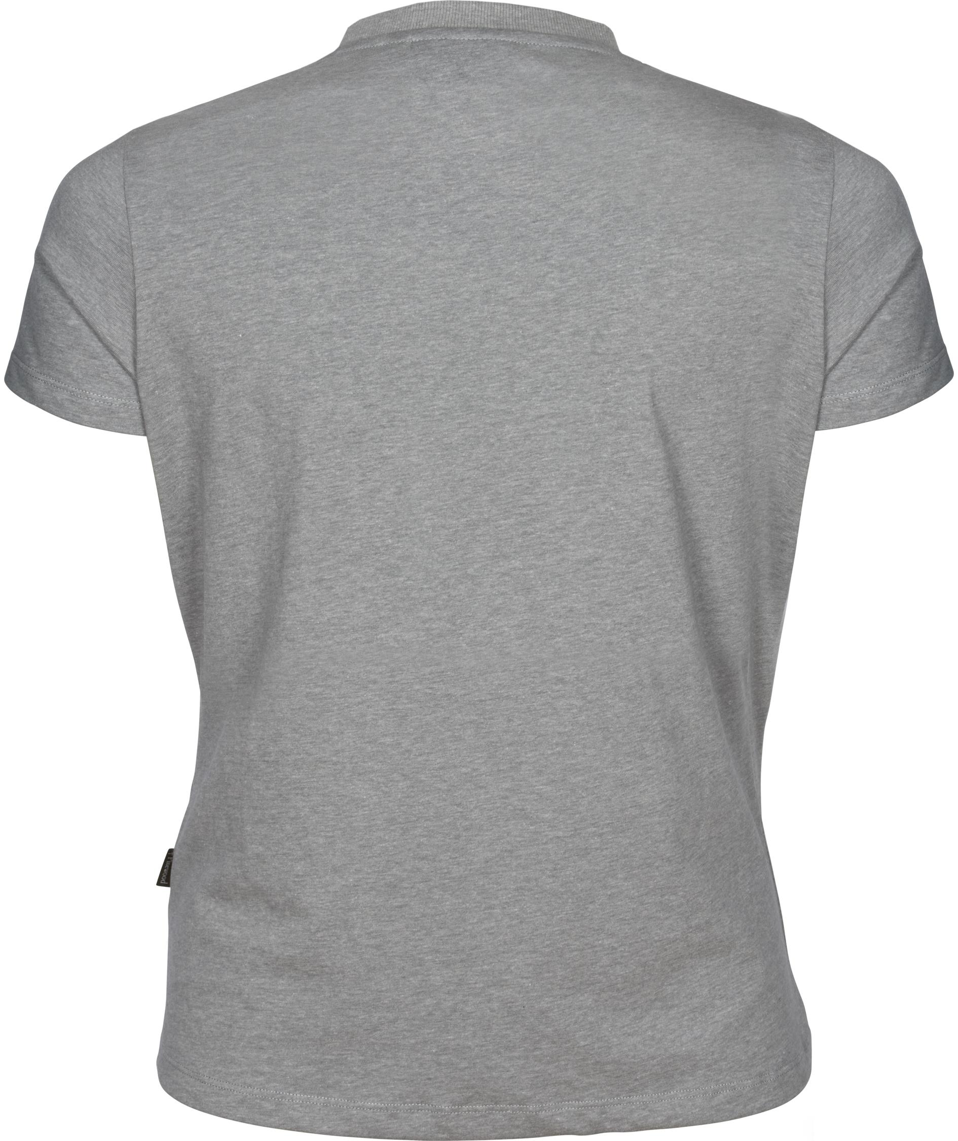 Pinewood Finnveden Trail dame T-shirt, Light Grey Melange, large image number 2