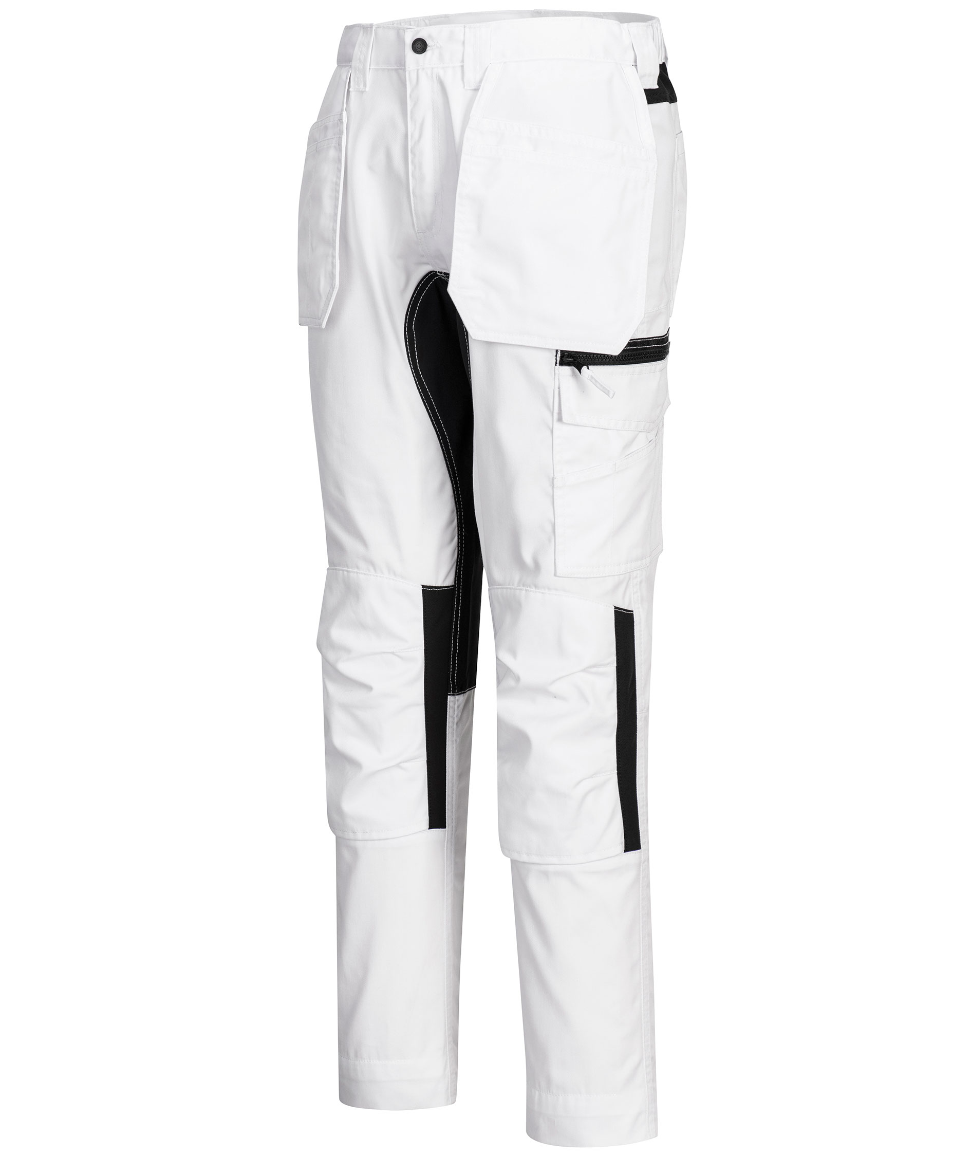 Portwest WX2 Eco hantverksbyxa, Vit, large image number 3