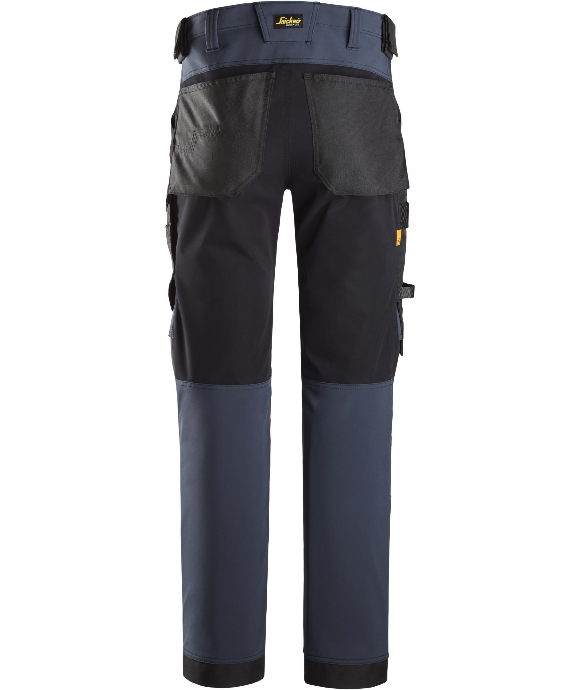 Snickers AllroundWork work trousers 6375 full stretch, Navy/black, large image number 3