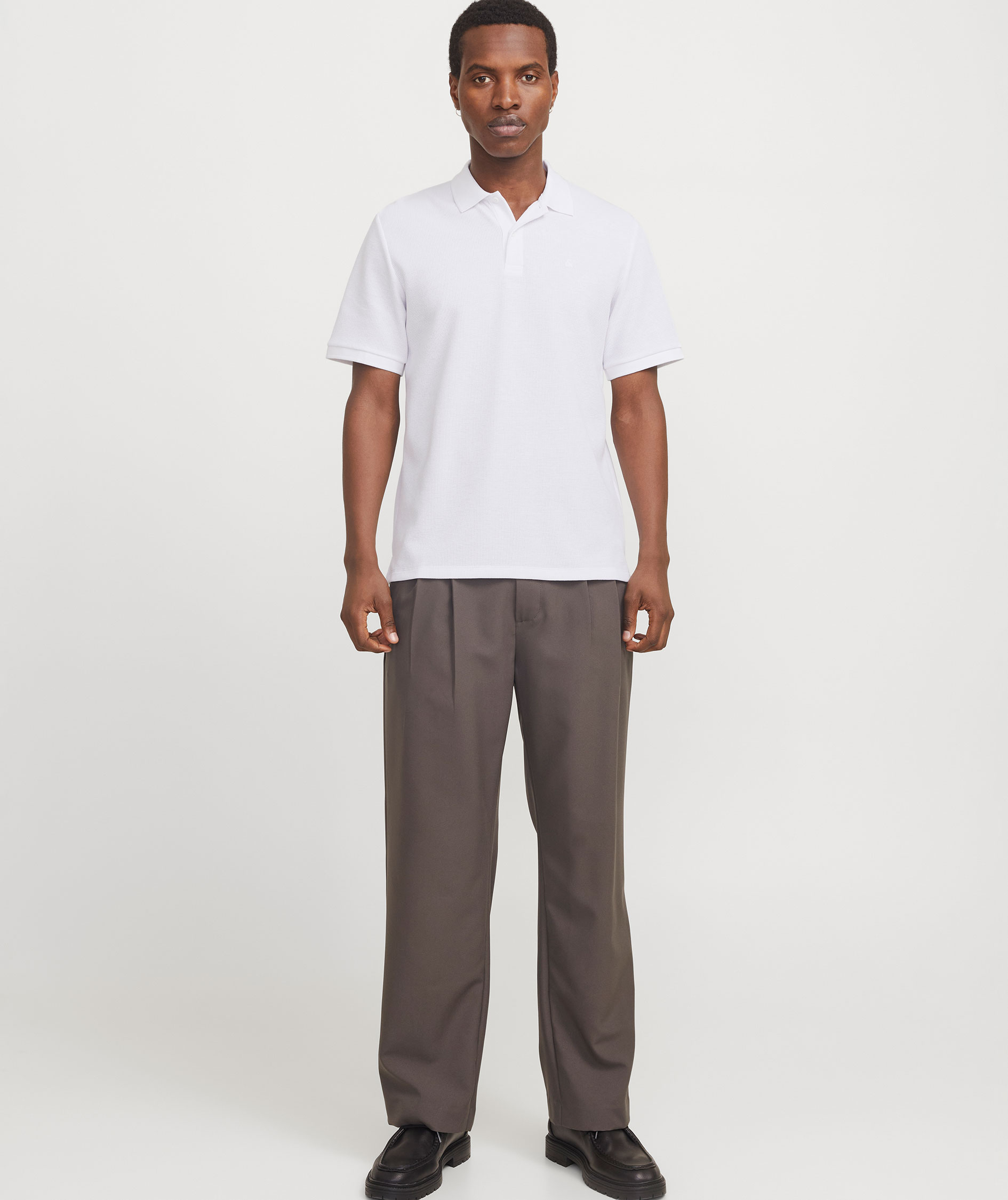 Jack & Jones JJEAUSTIN Polo shirt, White, large image number 6