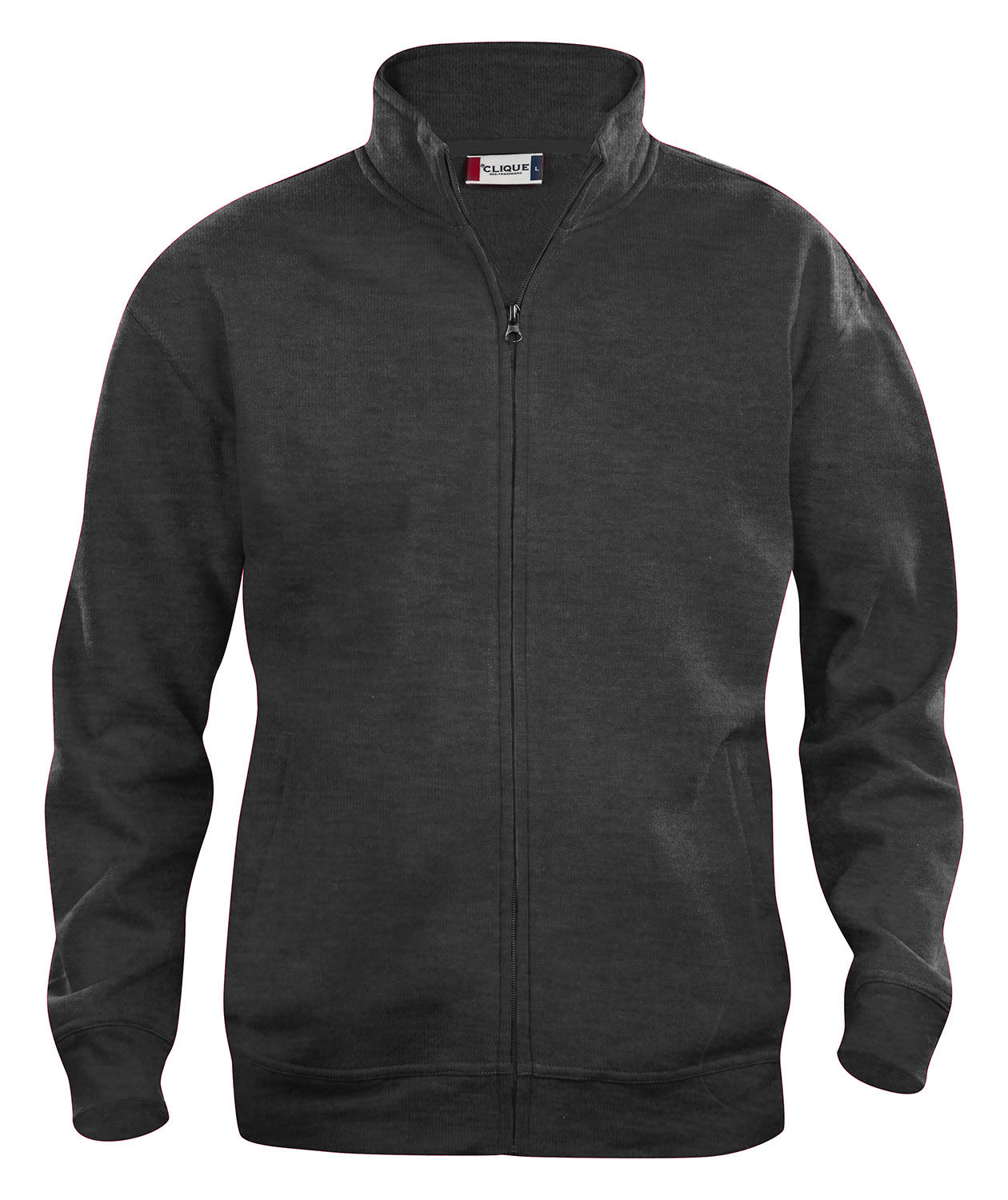 Clique Basic Cardigan tr&ouml;ja, Antracitmelerad