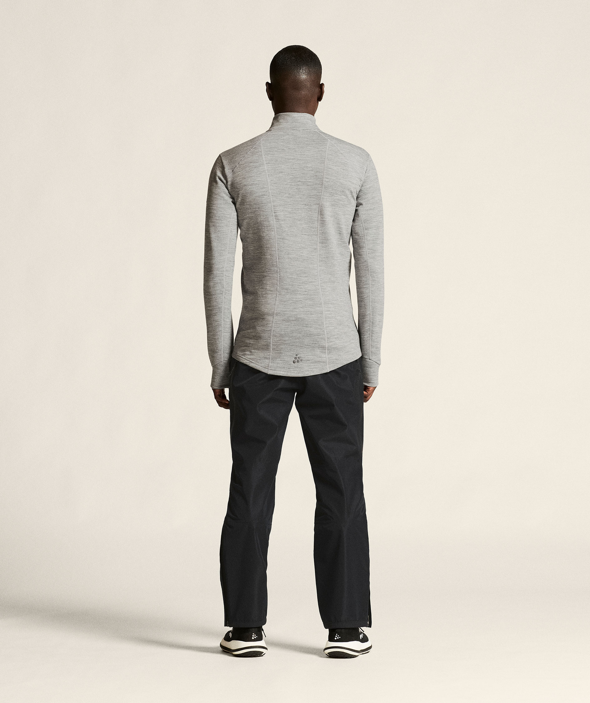 Craft PRO Explore Midlayer cardigan, Grey melange, large image number 9