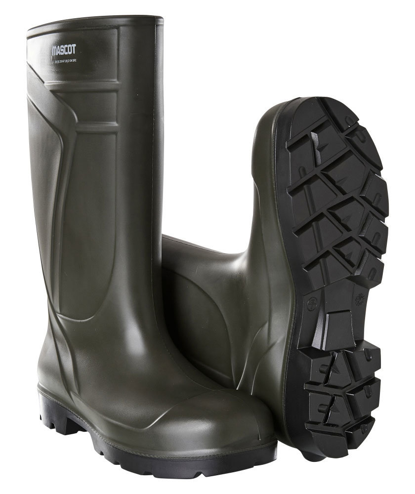 Mascot Cover PU skyddsgummist&ouml;vlar S5, M&ouml;rk Olivgr&ouml;n