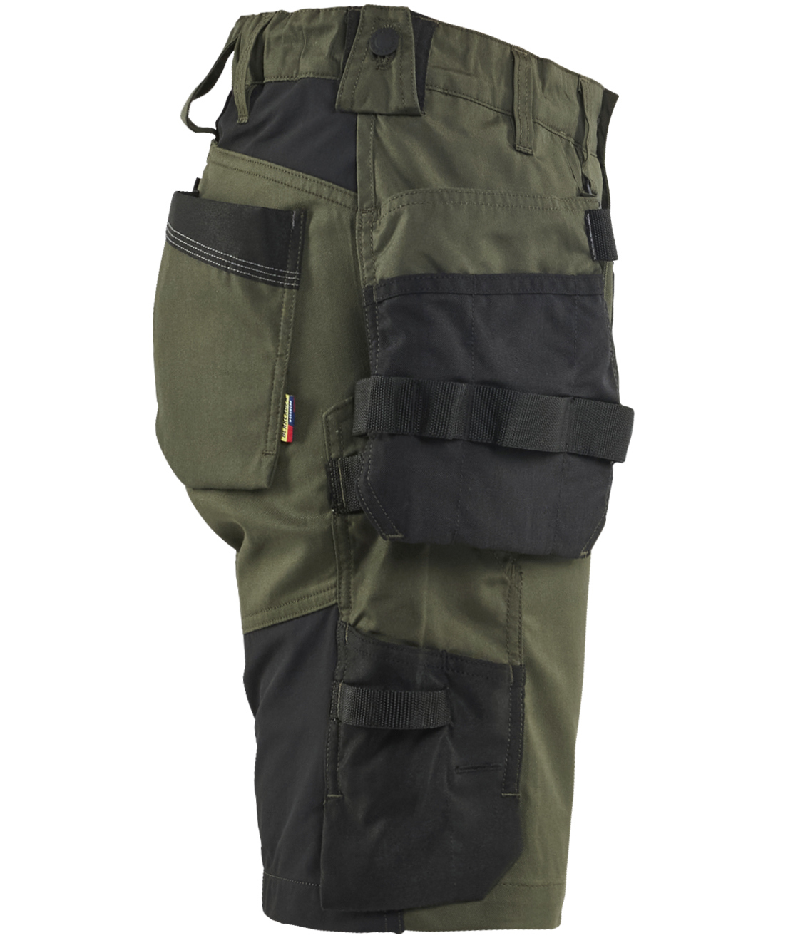 Bl&aring;kl&auml;der hantverksshorts dam, Skog gr&ouml;n/svart, large image number 2