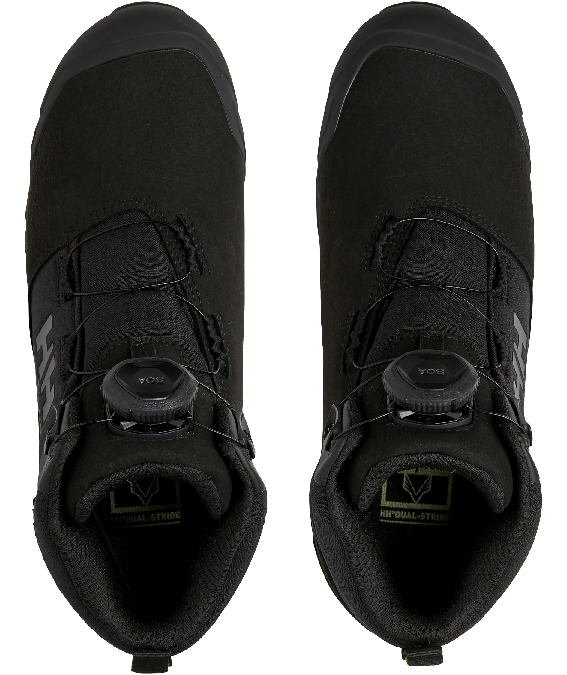 Helly&nbsp;Hansen Magni Evo MXR Mid Boa&reg; vinter skyddsst&ouml;vlar, Black/Dark lime, large image number 2