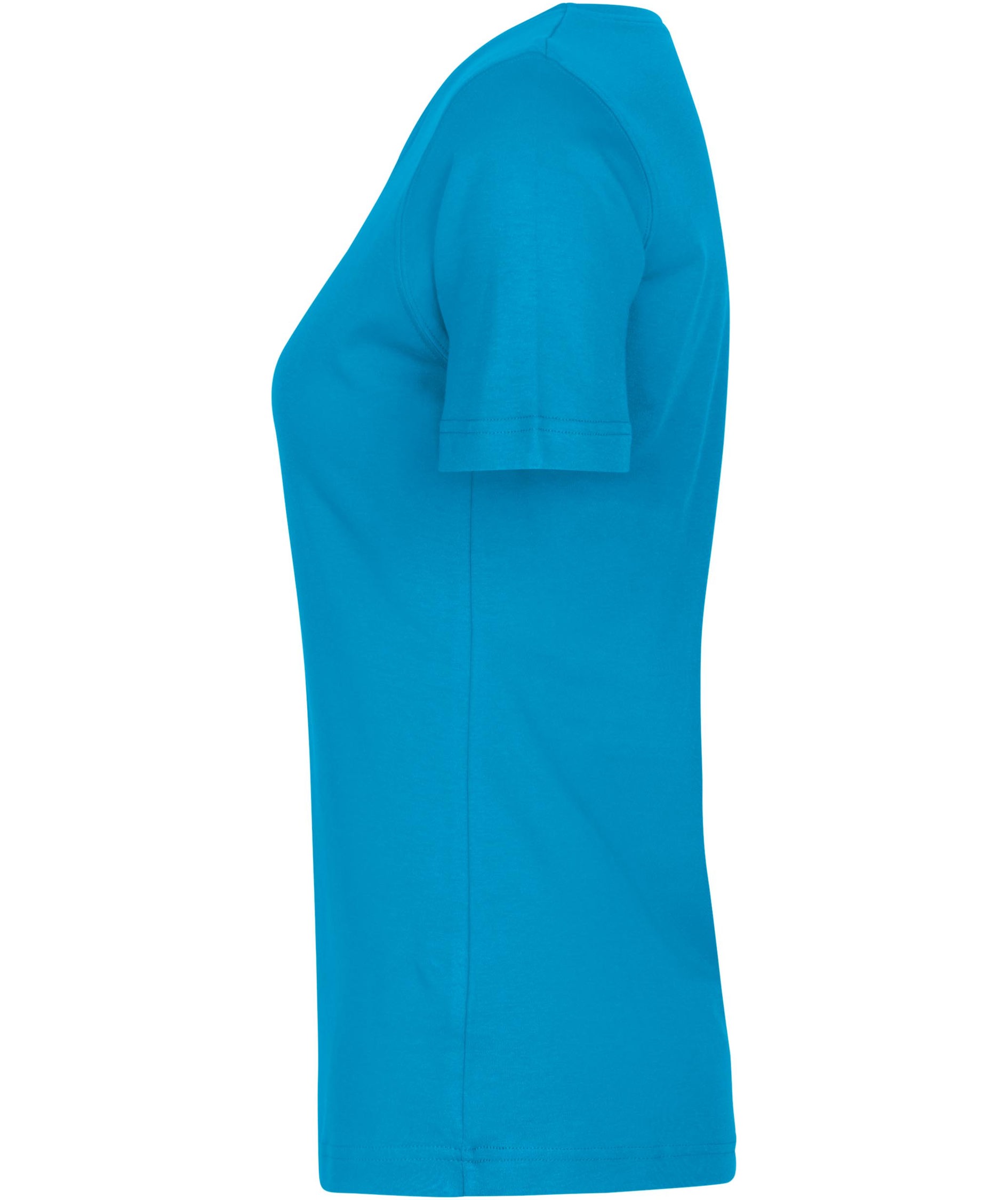 ID Interlock dame T-skjorte, Turkis, large image number 2