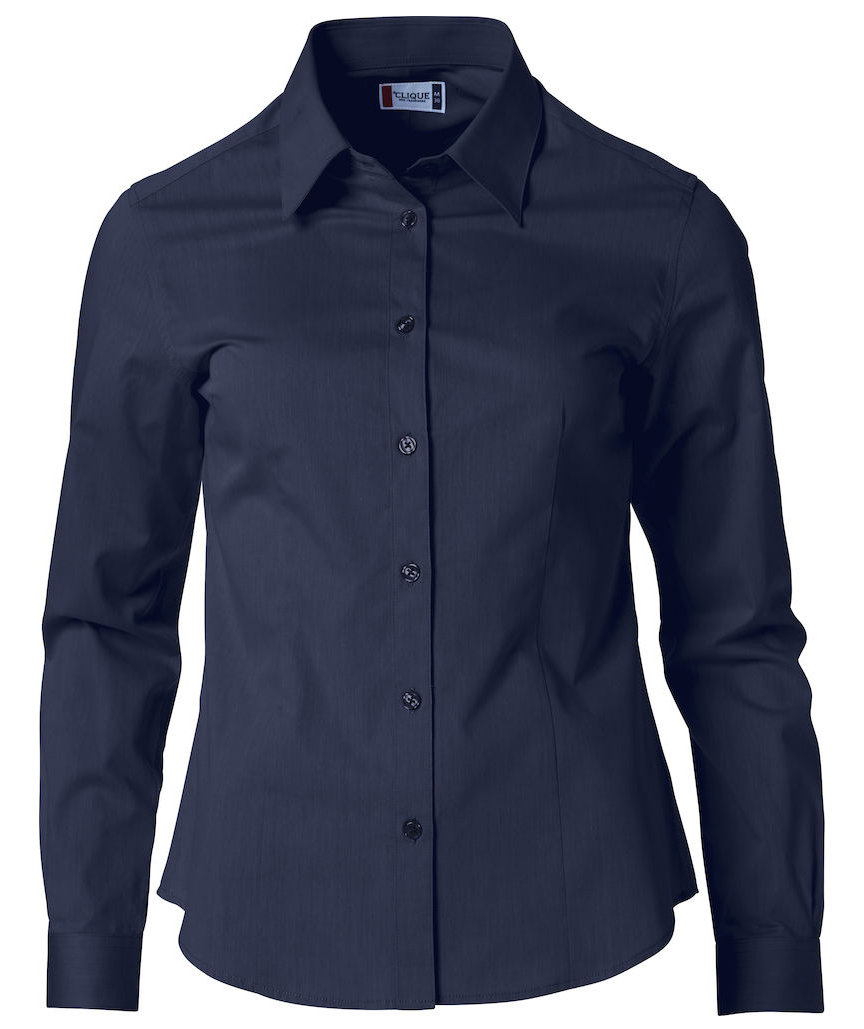 Clique Clare skjorta dam, M&ouml;rk Marinbl&aring;