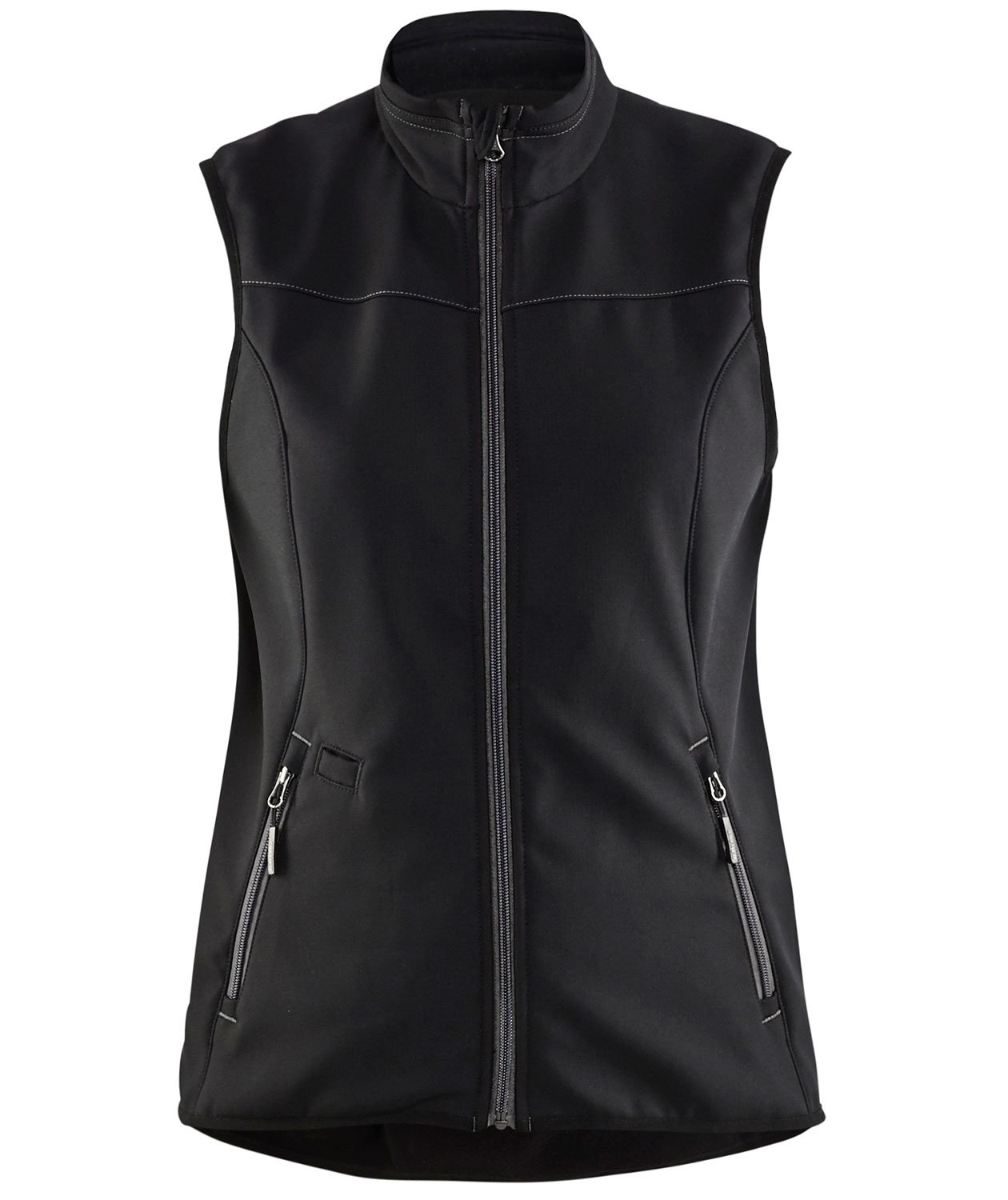 Bl&aring;kl&auml;der Unite softshell v&auml;st dam, Svart/M&ouml;rkgr&aring;