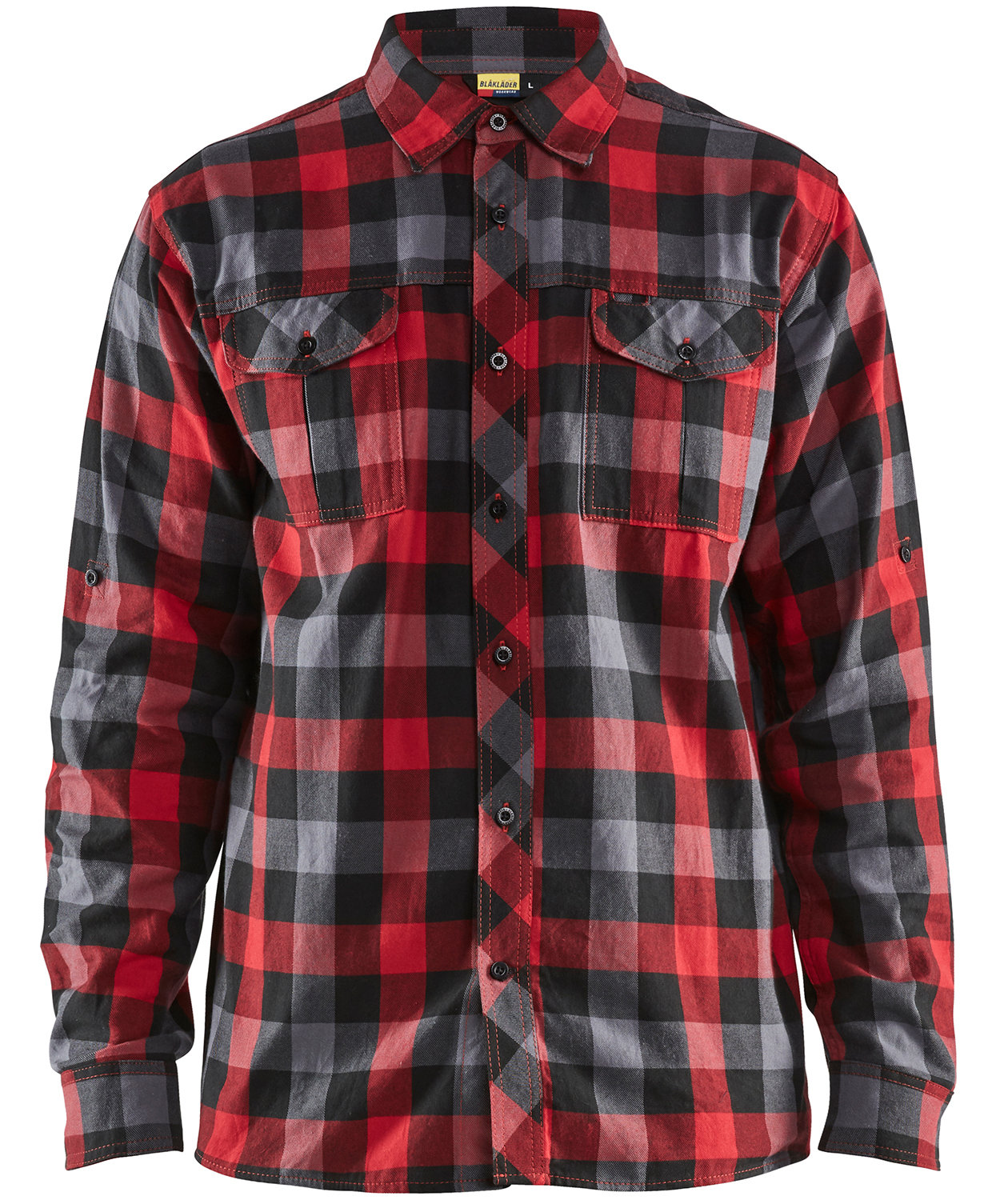 Bl&aring;kl&auml;der flannel snekkerskjorte