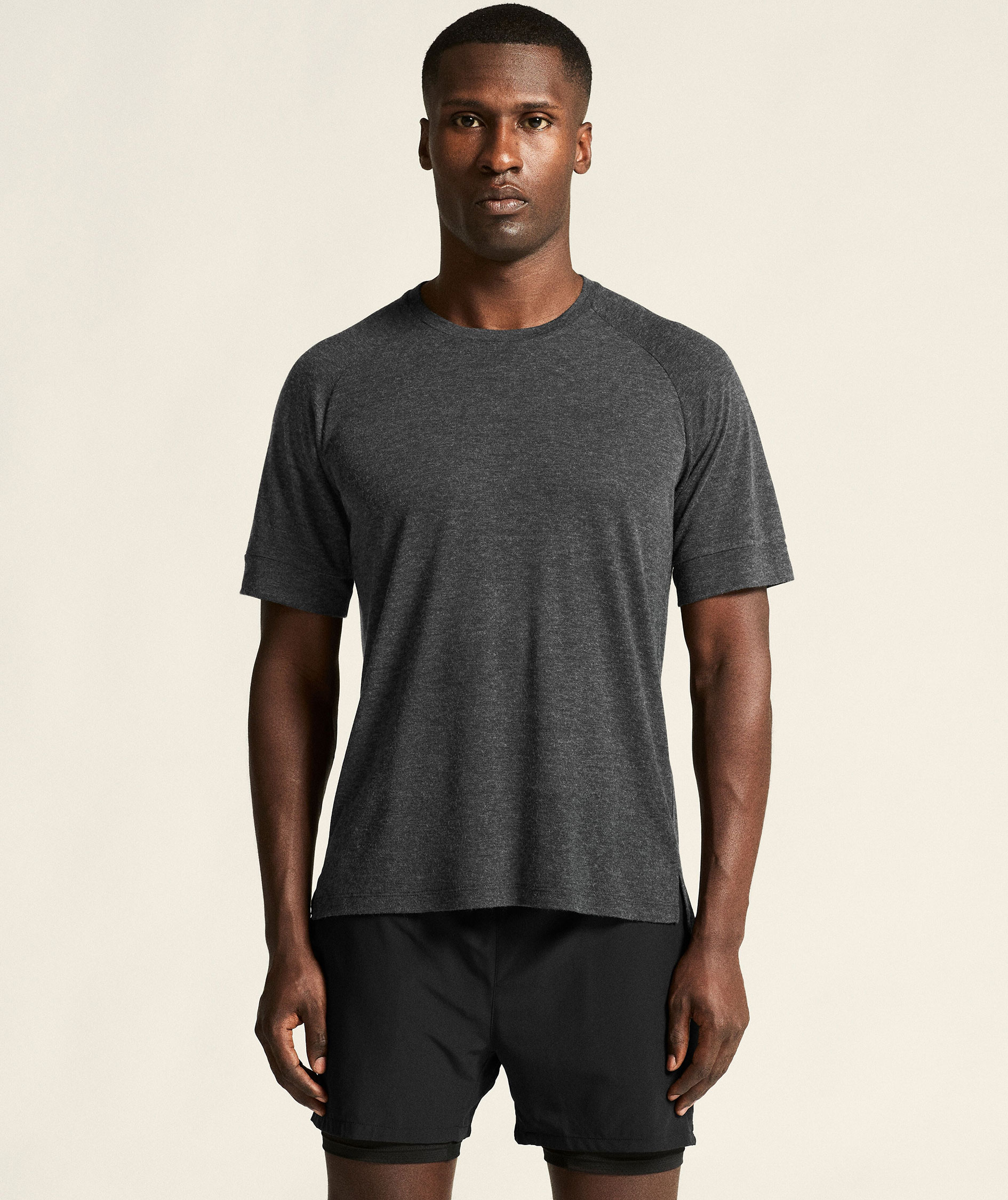 Craft T-Shirt mit Wolle, Slate Melange, large image number 6