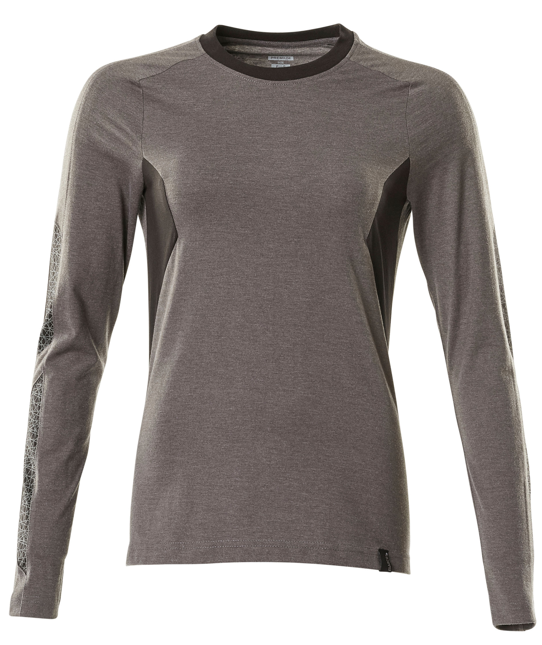 Mascot Accelerate langermet dame T-skjorte, M&oslash;rk Antrasitt/Svart, M&oslash;rk Antrasitt/Svart, swatch