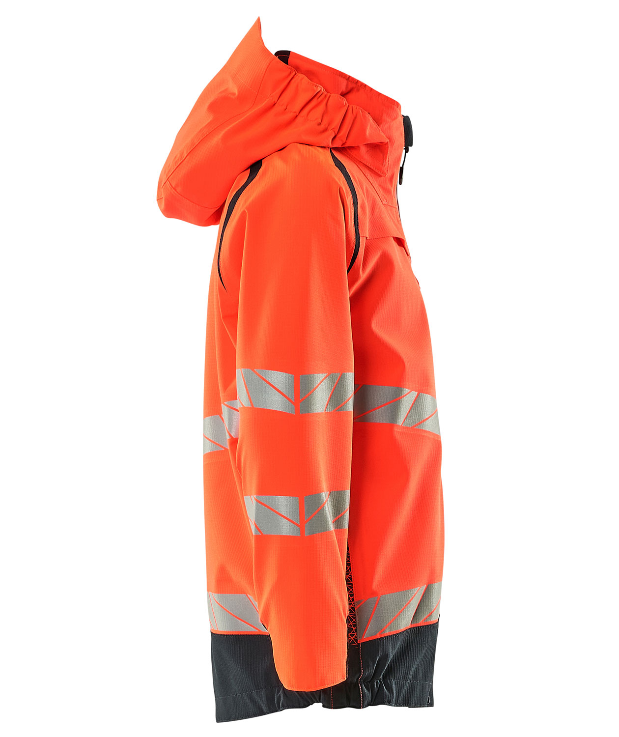 Mascot Accelerate Safe skalljakke for barn, Hi-Vis R&oslash;d/M&oslash;rk Marine, large image number 4