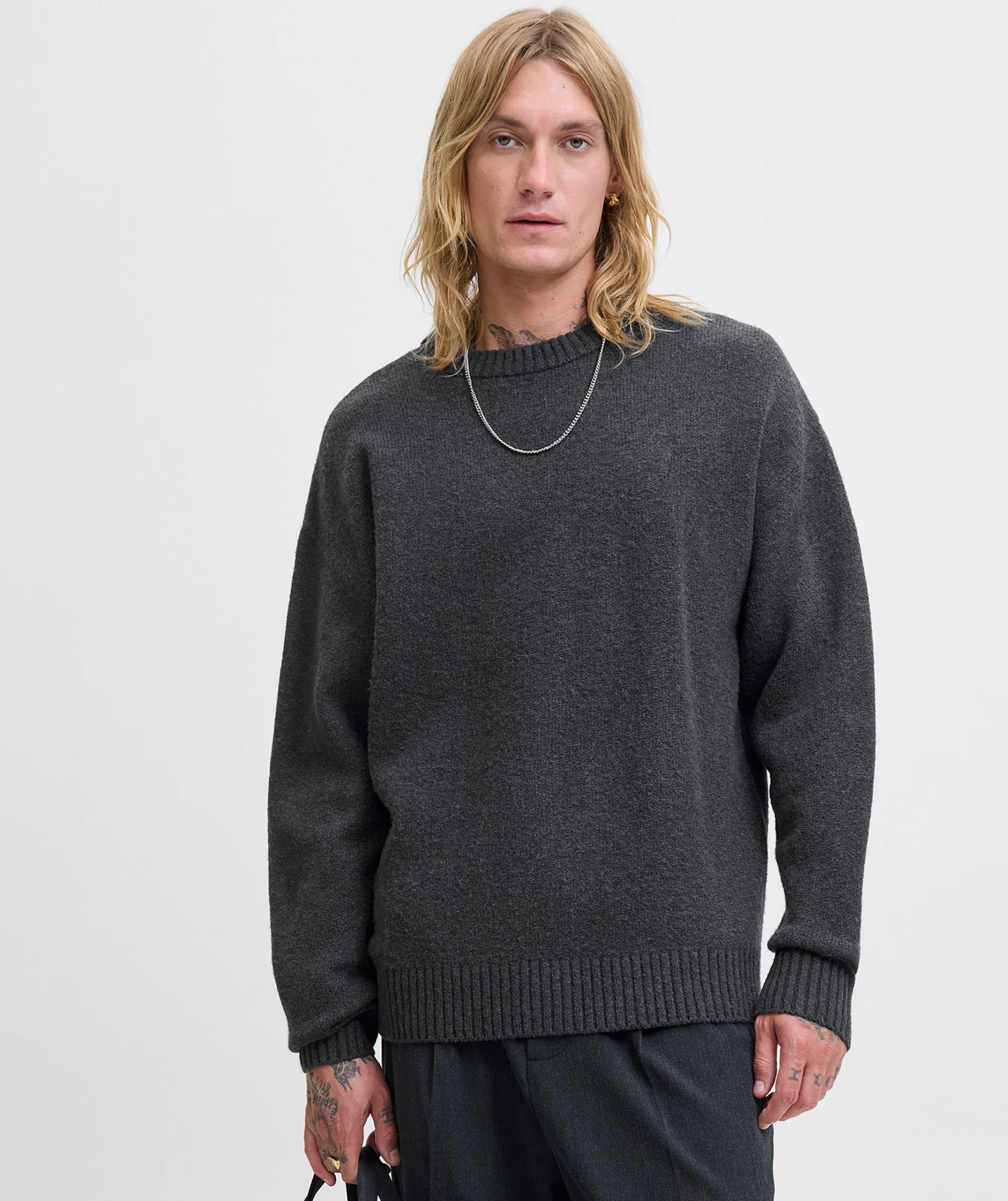 Jack & Jones JJESOHO OLLIE striktr&oslash;je med uld
