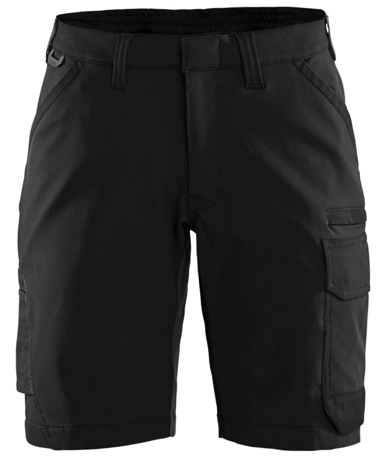 Bl&aring;kl&auml;der dame serviceshorts full stretch, Sort/M&oslash;rkegr&aring;