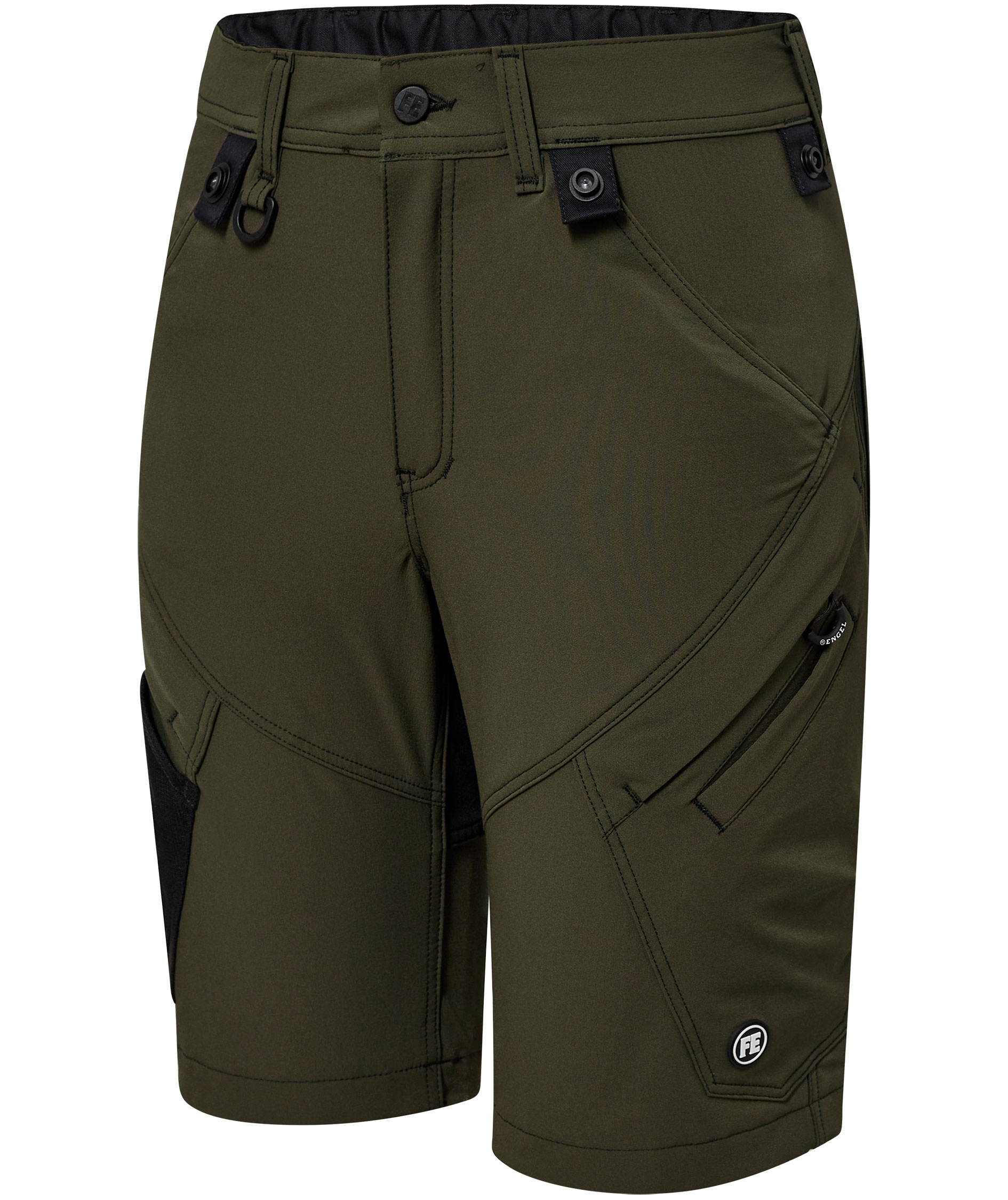 Engel X-treme dame shorts full stretch, Forest green, large image number 2