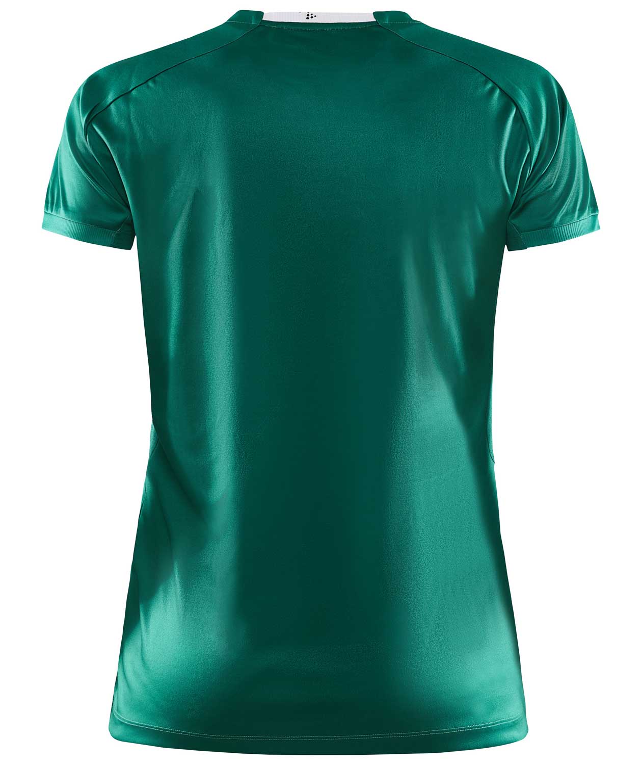 Craft Progress 2.0 Stripe Jersey Damen T-Shirt, Wei&szlig;/Team Green, large image number 2