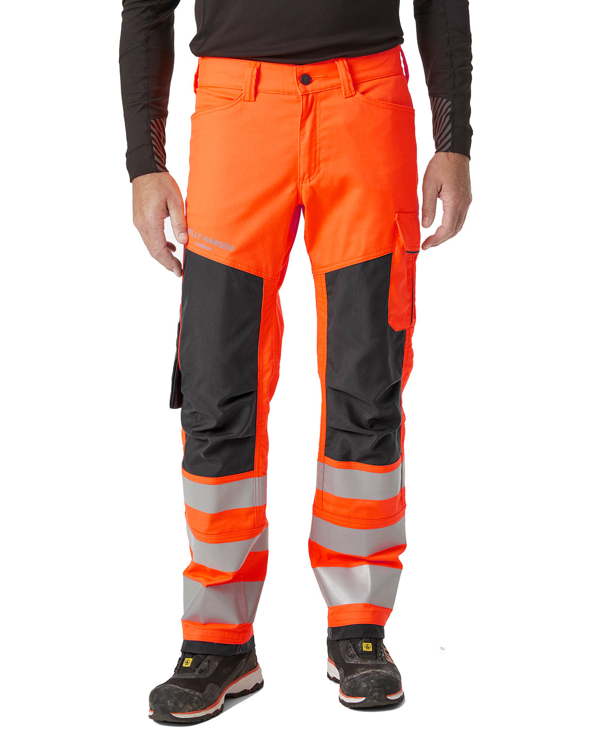 Helly Hansen Alna 2.0 arbeidsbukse, Hi-vis Orange/charcoal, large image number 1