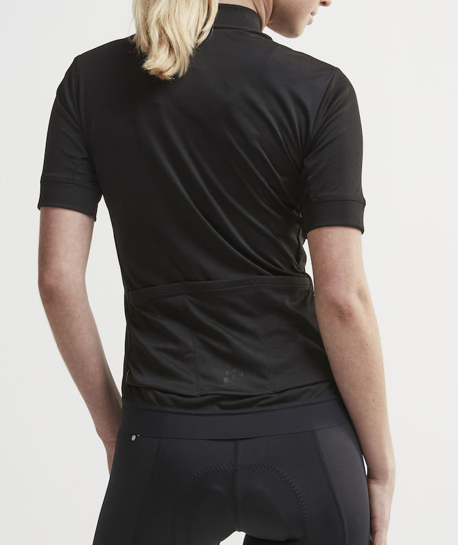 Craft Essence l&auml;tt kort&auml;rmad cykeltr&ouml;ja dam, Svart, large image number 3