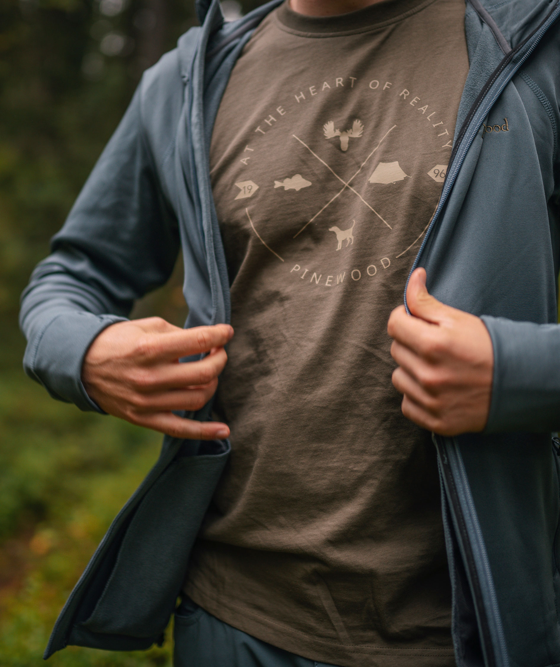 Pinewood Finnveden Trail T-shirt, Olivengr&oslash;n, large image number 7