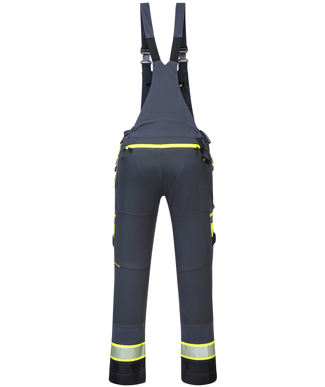 Portwest DX4 arbetsh&auml;ngselbyxor full stretch, Metallgr&aring;