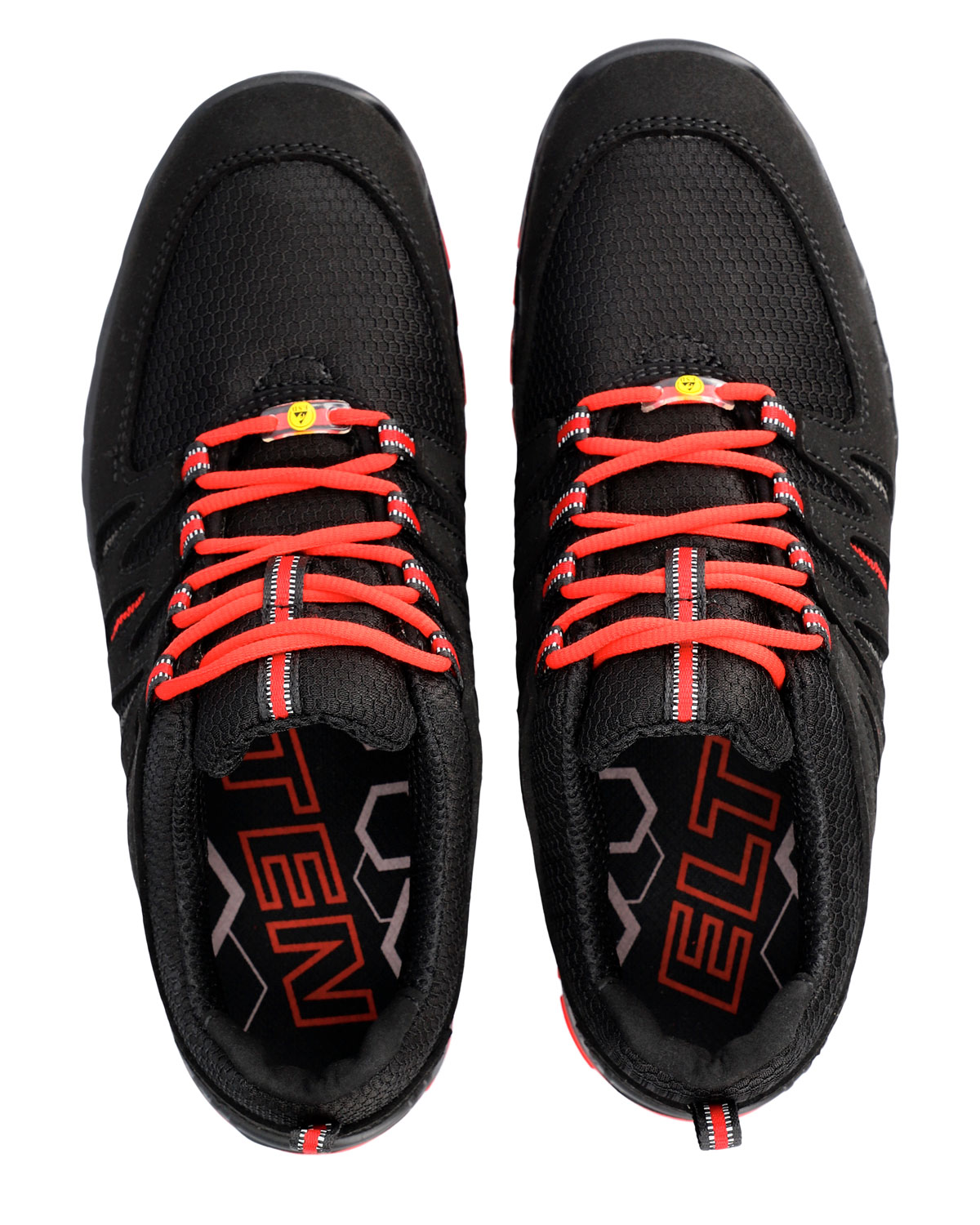 Elten Maddox Black-Red Low work shoes O2, Black, large image number 4