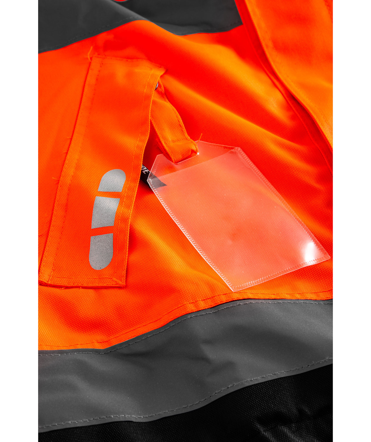 Lyngs&oslash;e shell jacket, Hi-Vis Orange/Black, large image number 3
