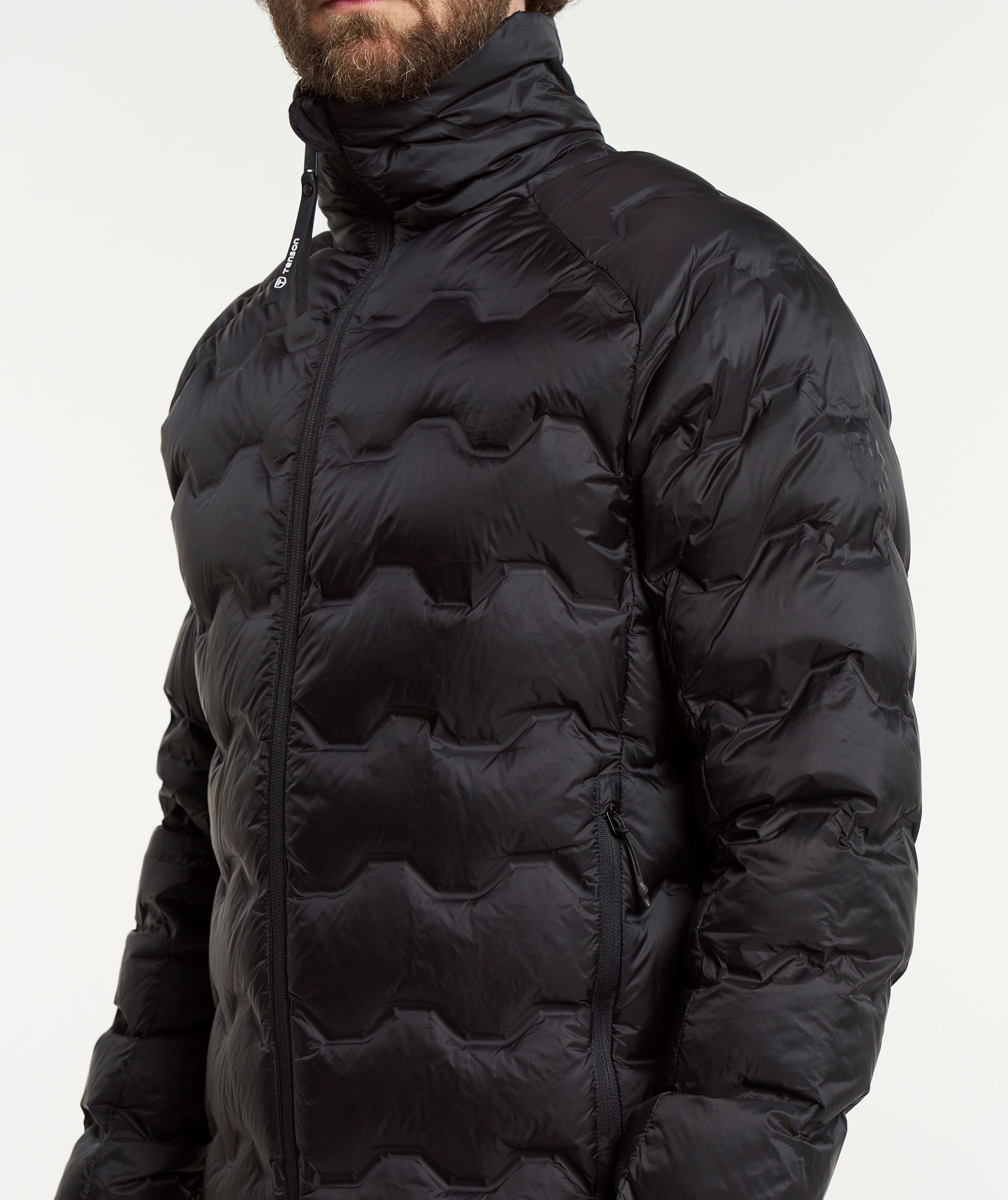 Tenson TXlite Shibui Collar dunjakke, Sort, large image number 6