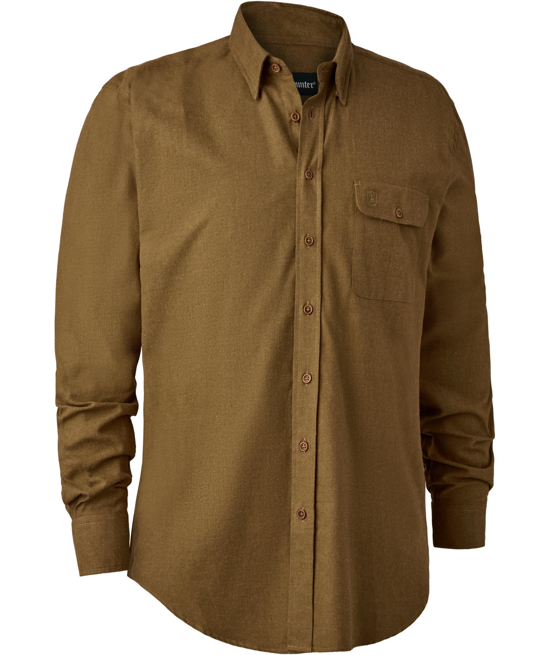 Deerhunter Liam shirt, Ocher Brown