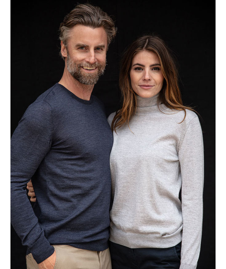 Cutter & Buck Kennewick Crewneck med merinoull, Dark navy, large image number 5