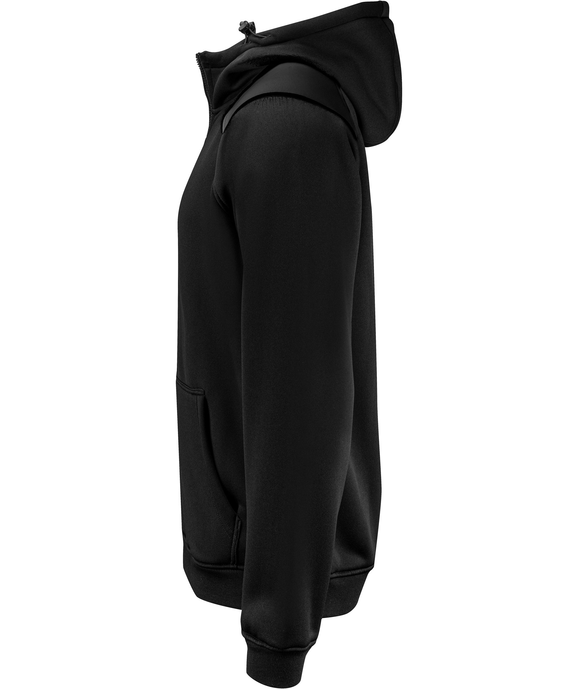 ProJob hoodie with zipper 2133, Black, large image number 3