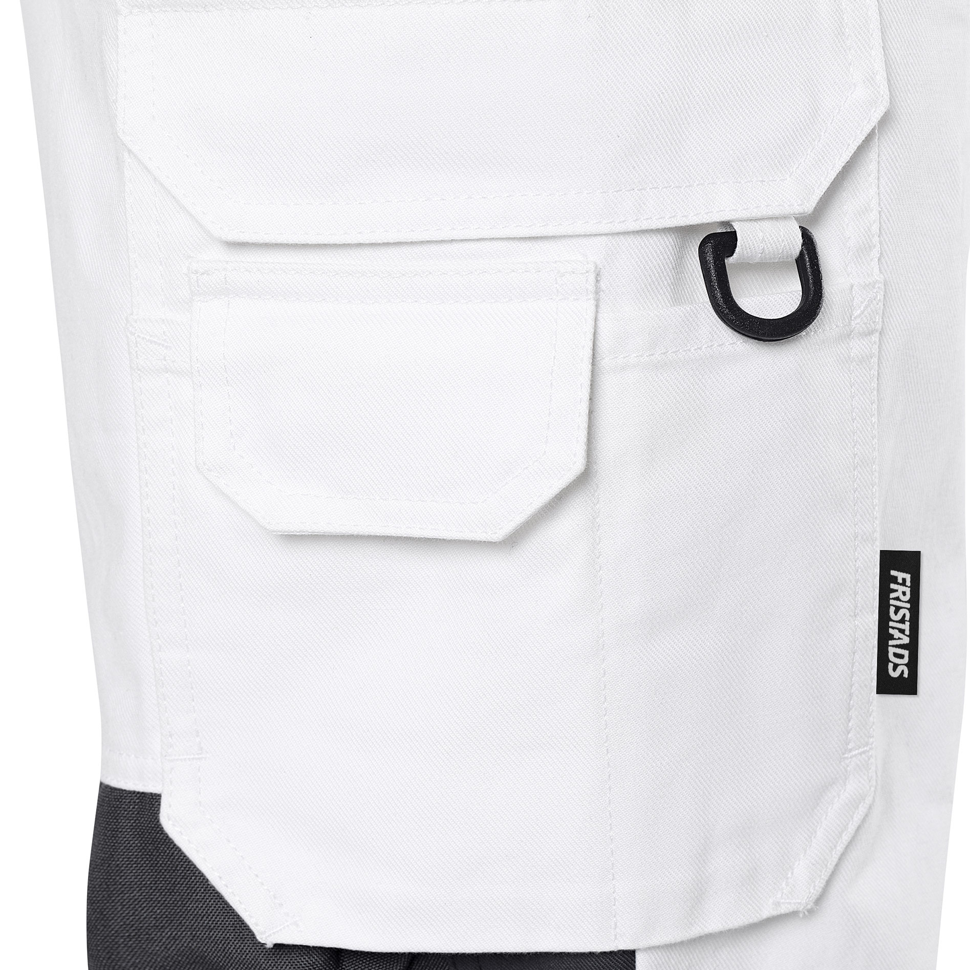 Fristads Craftsmen's trousers 258 BM, White, large image number 5