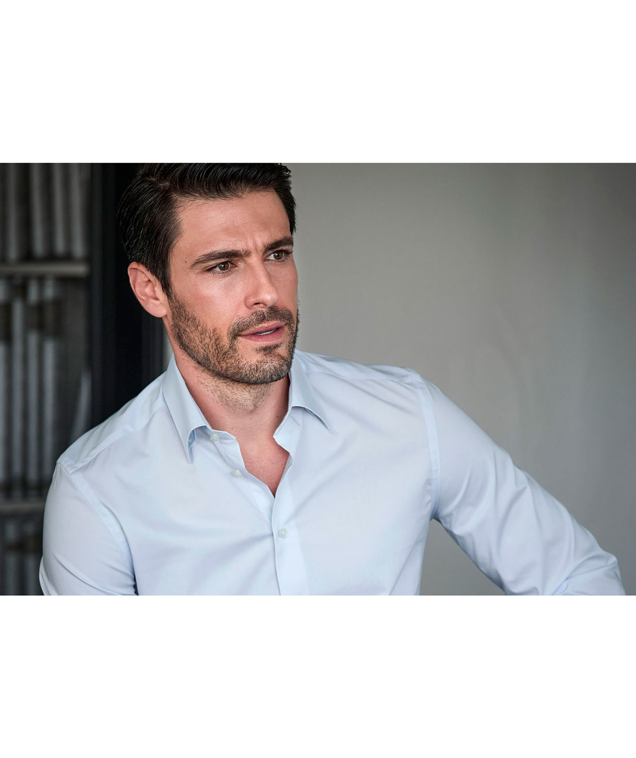 Tee Jays Luxury stretch shirt, Lightblue, large image number 2