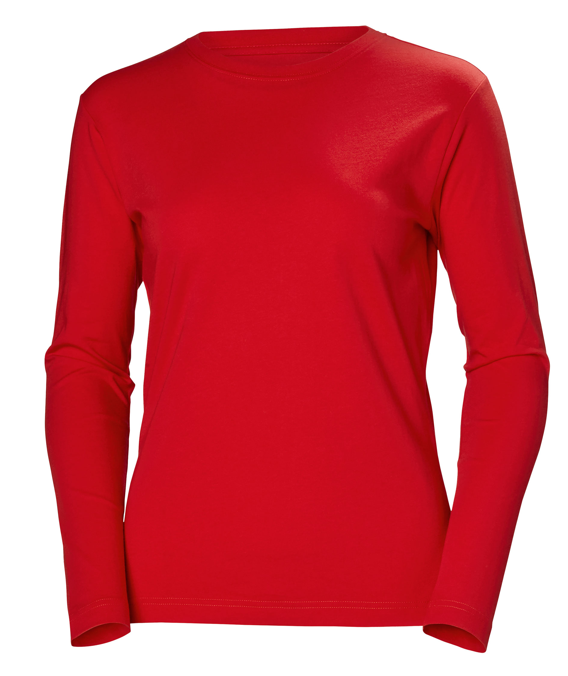 Helly Hansen Classic lang&aelig;rmet dame T-shirt, Alert red, large image number 0