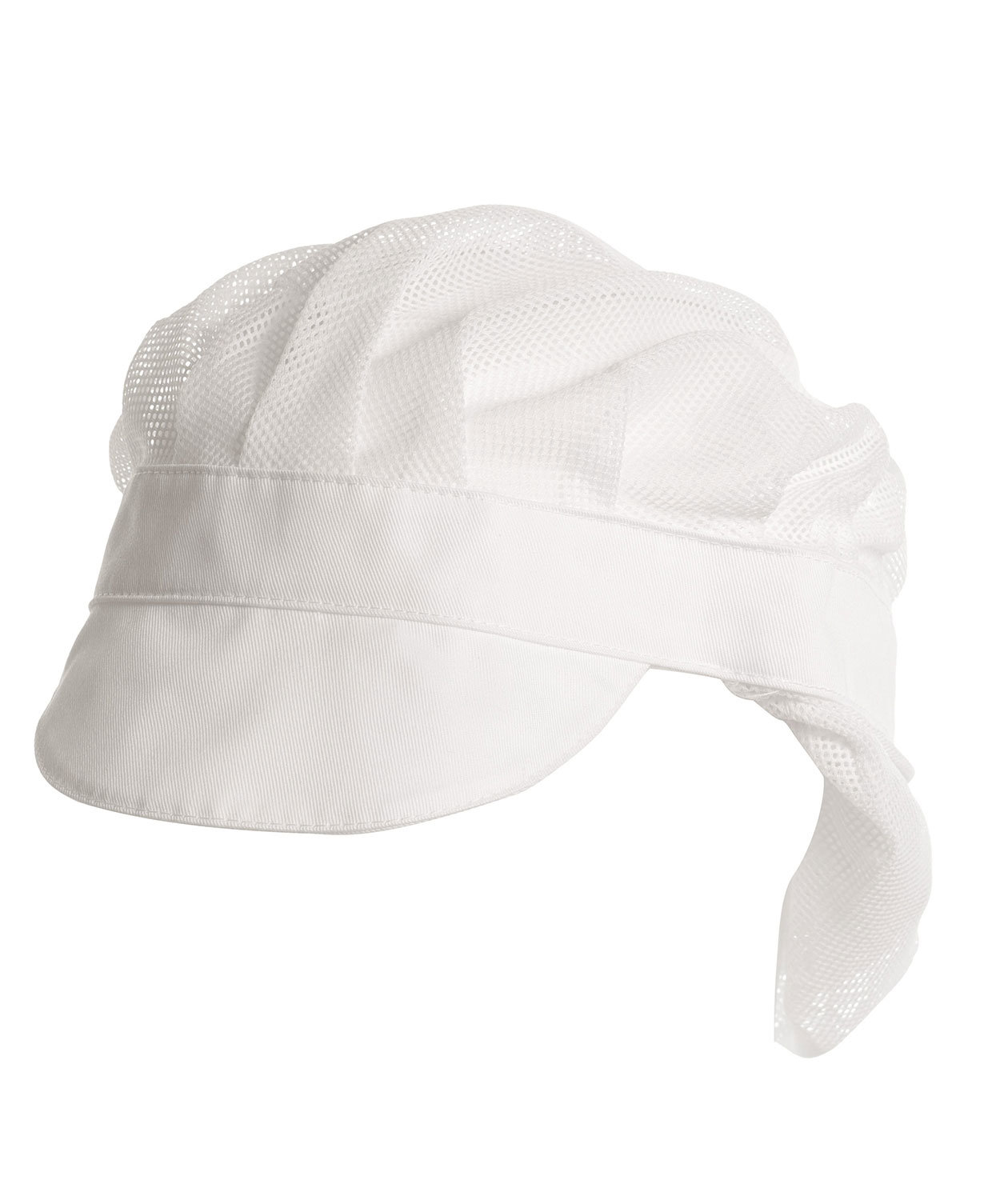 Kentaur HACCP-godkendt kasket med h&aring;rnet, Hvid