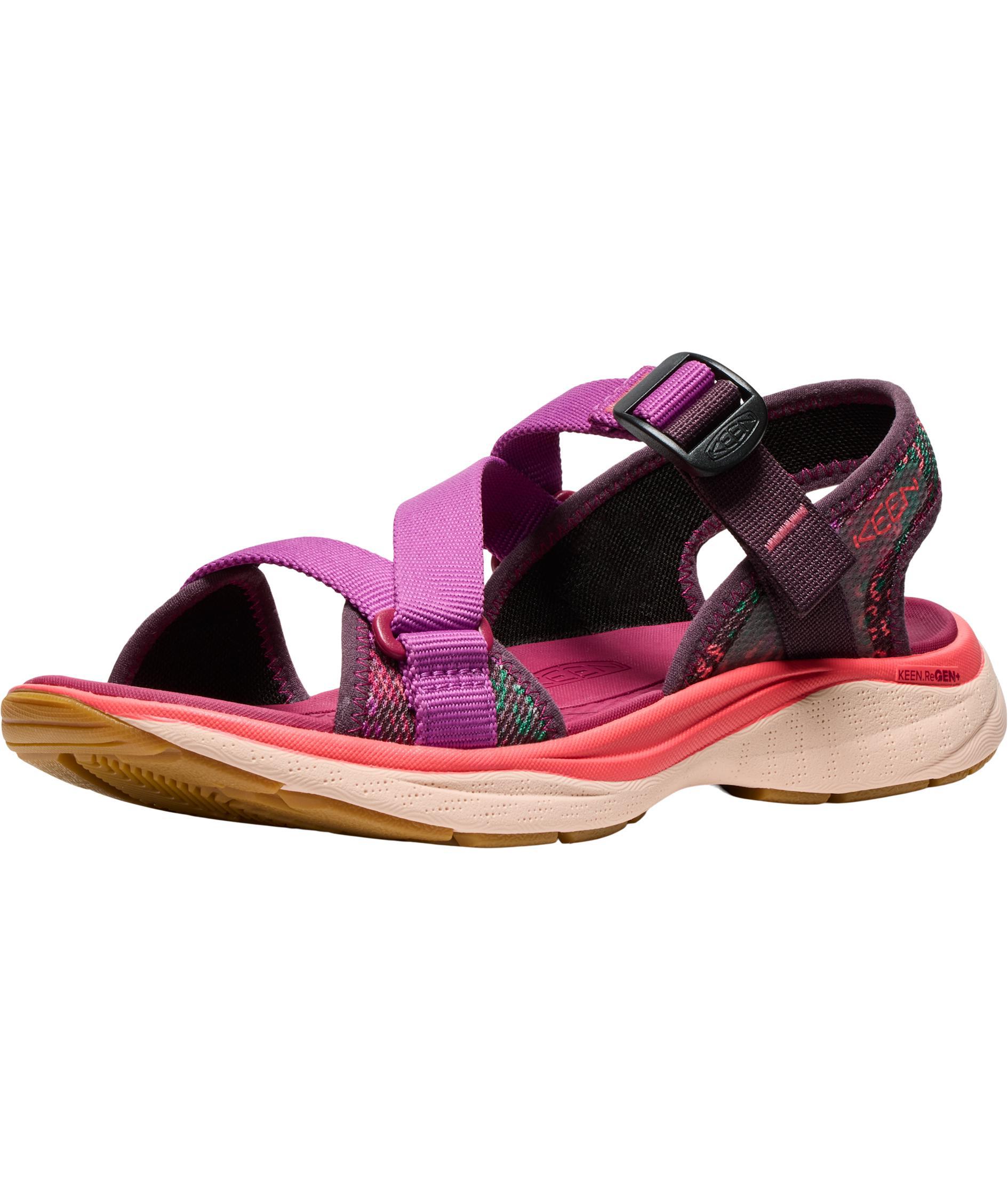 Keen Leiki OT women's sandals, Plum perfect/dubarry, large image number 4