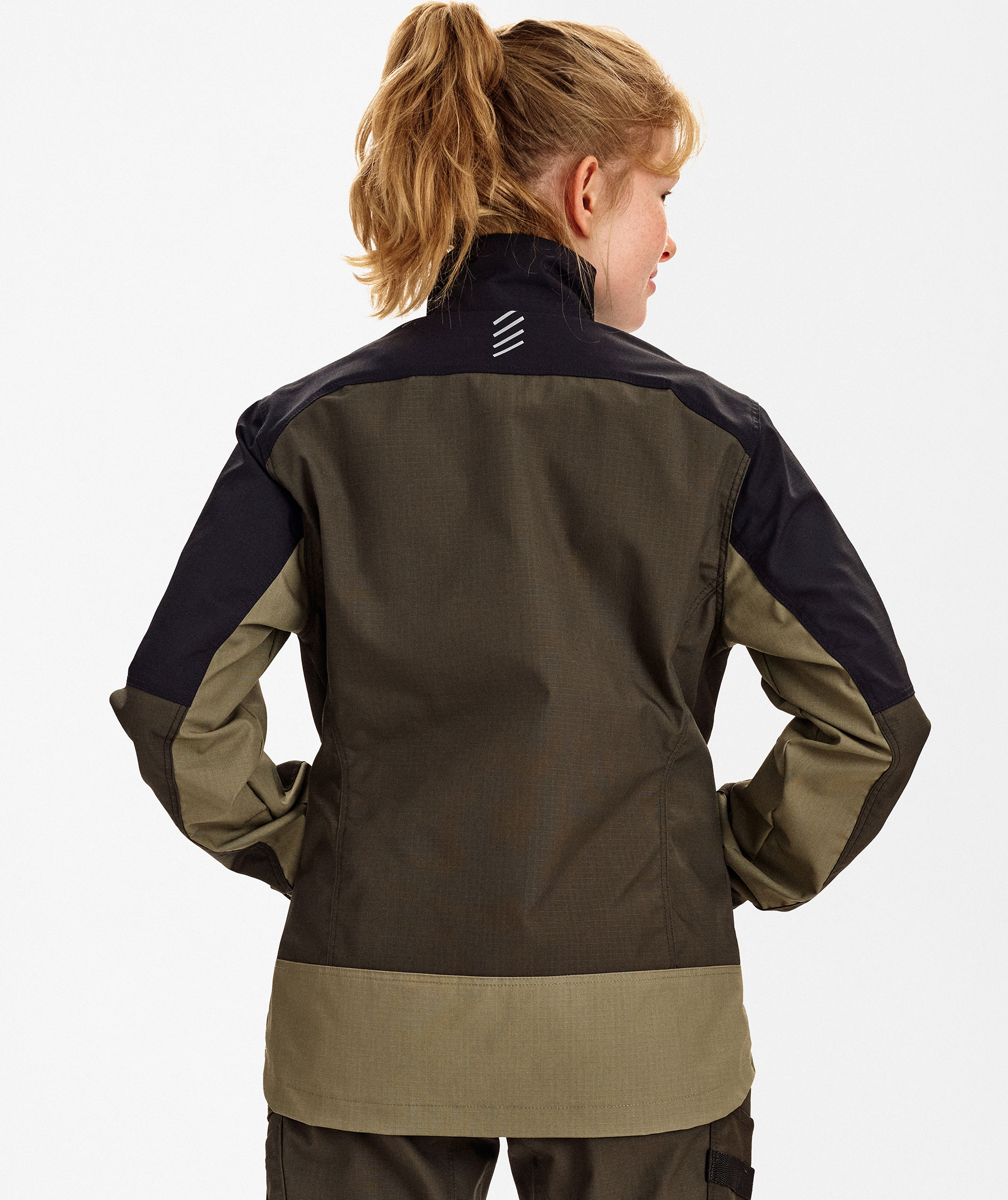 Engel Entire Damen Arbeitsjacke, Forest Green/Black, large image number 4