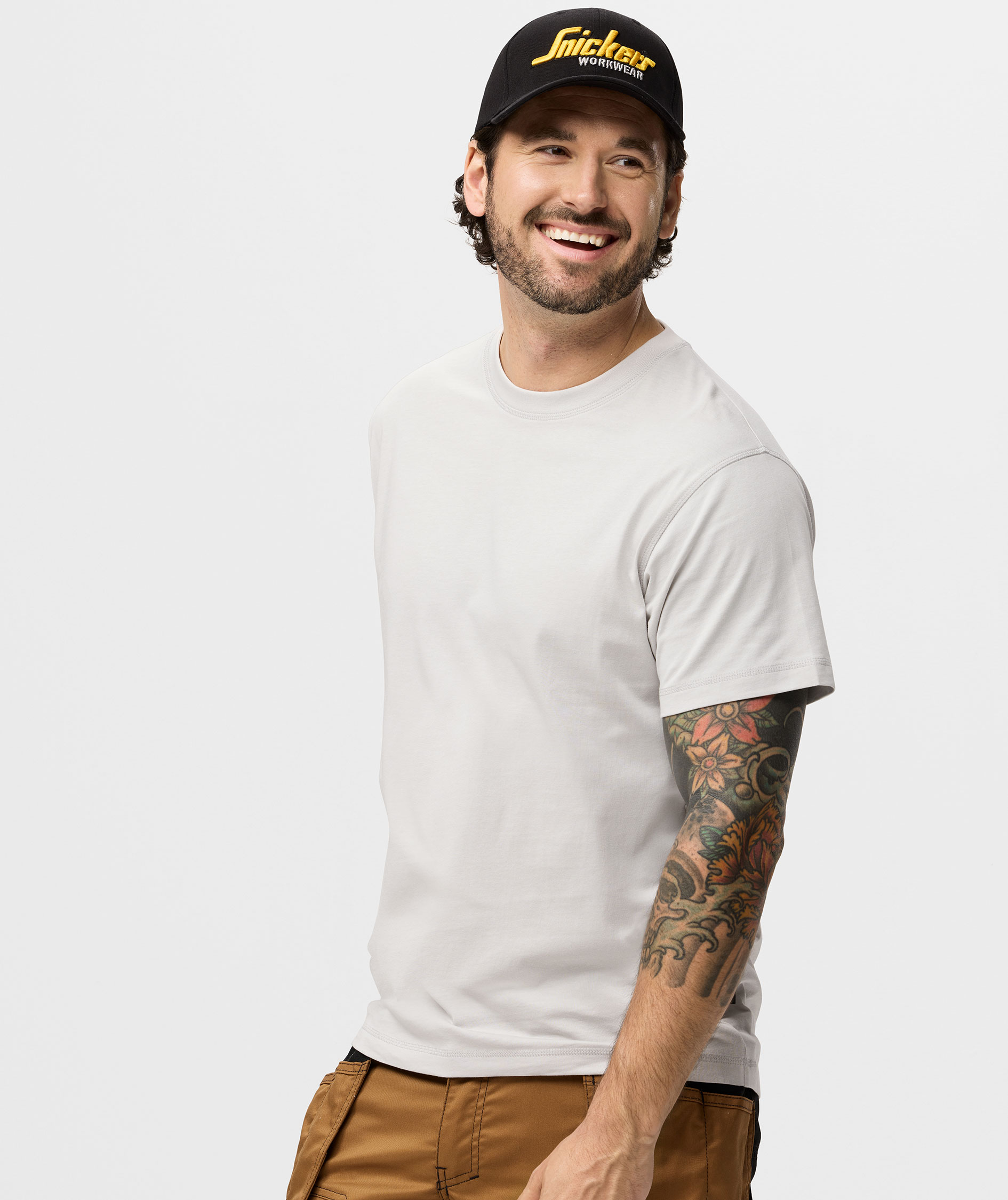 Snickers Flexfit logo cap 9002, Black/Black