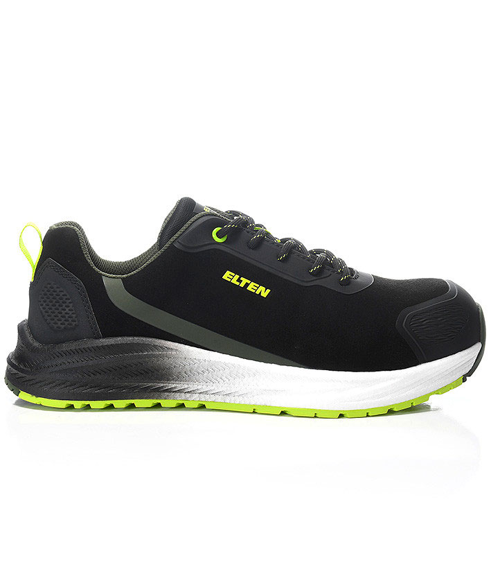 Elten Leevi XXNF sikkerhedssko S3S, Black/Lime