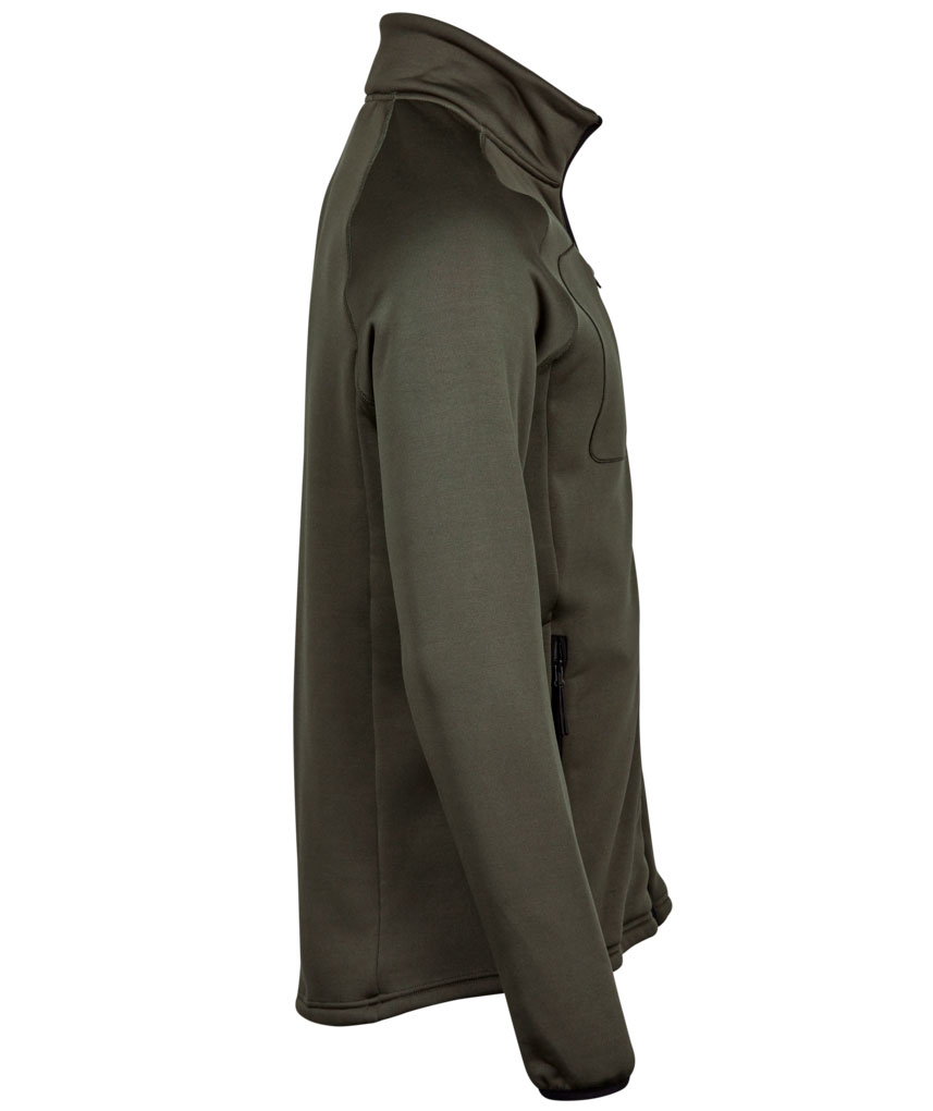 Tee Jays Stretch fleecejakke, Deep Green, large image number 2