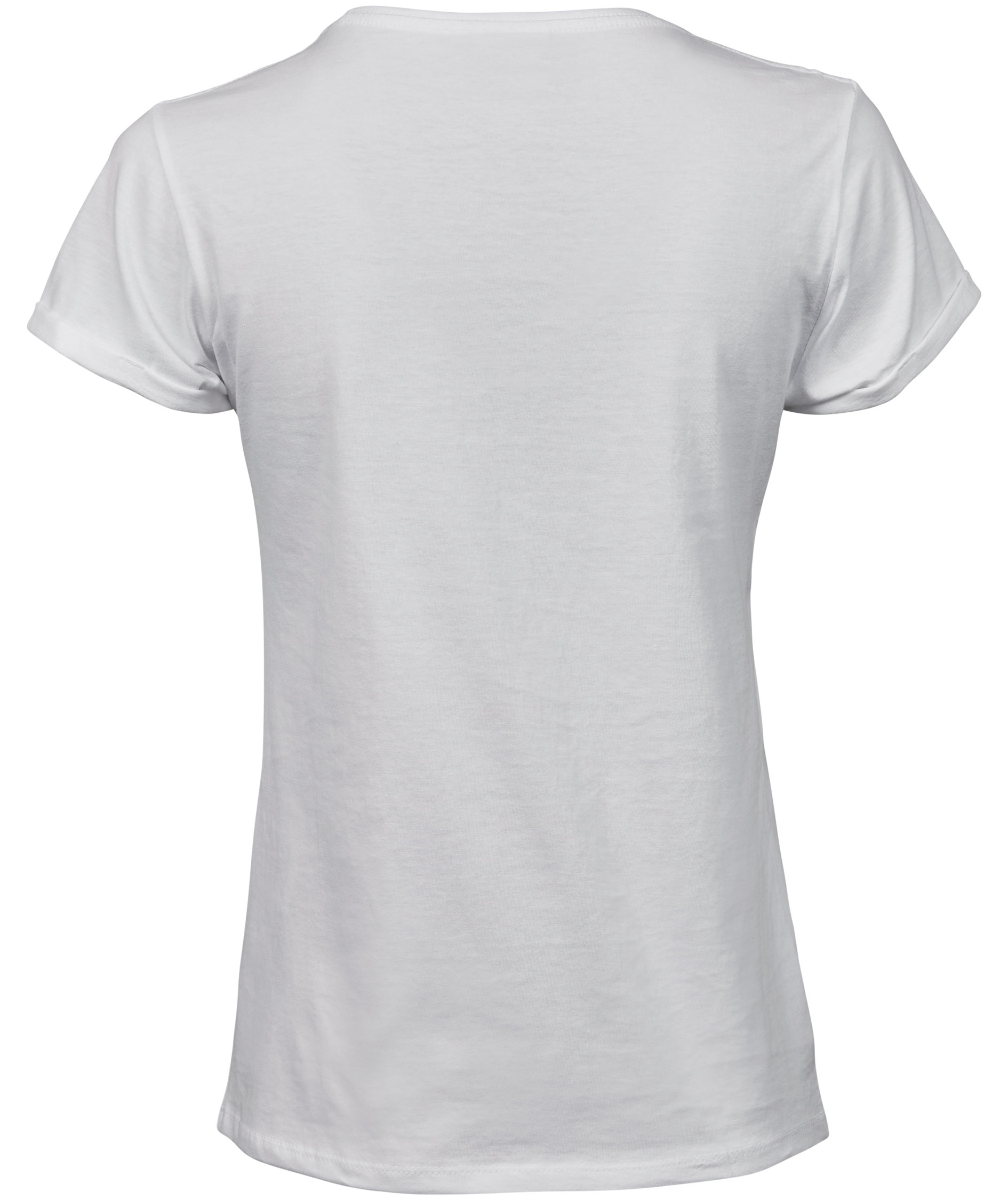 Tee Jays roll-up women's T-shirt, White, large image number 1