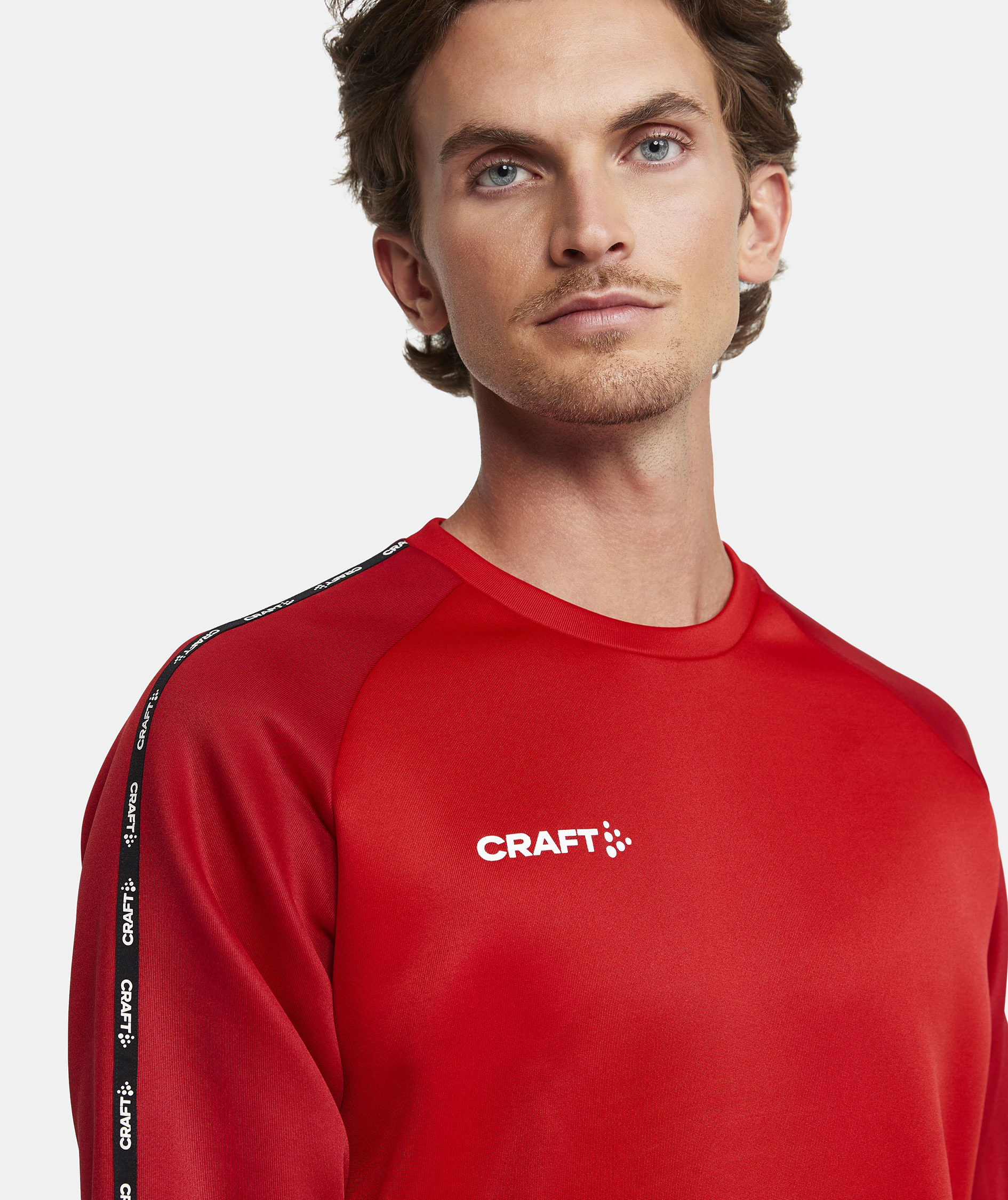 Craft Squad 2.0 treningsgenser, Bright Red-Express, large image number 2