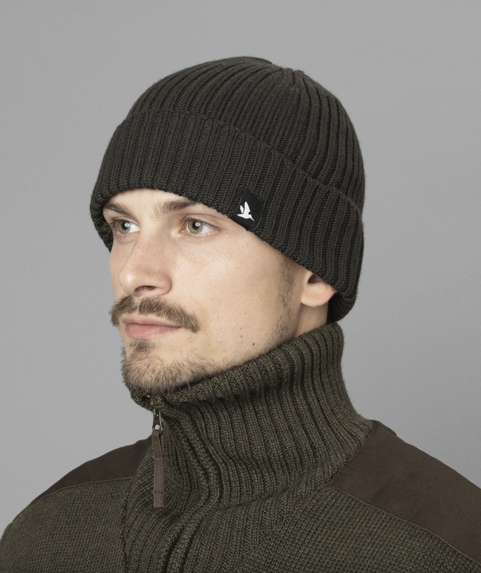 Seeland Norite beanie, Grey melange , Grey melange , large image number 4