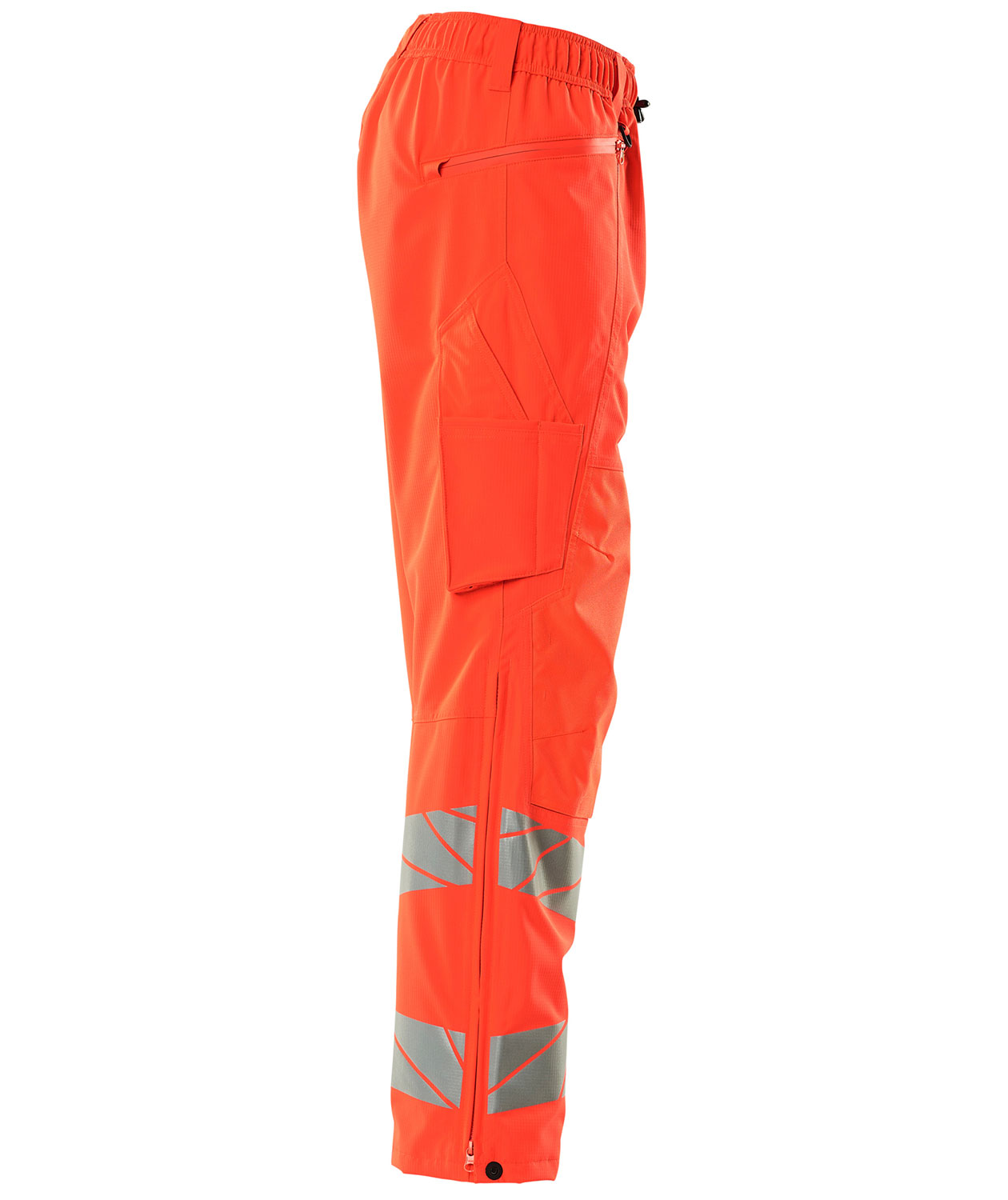 Mascot Accelerate Safe overtrekksbukse, Hi-Vis R&oslash;d, large image number 3