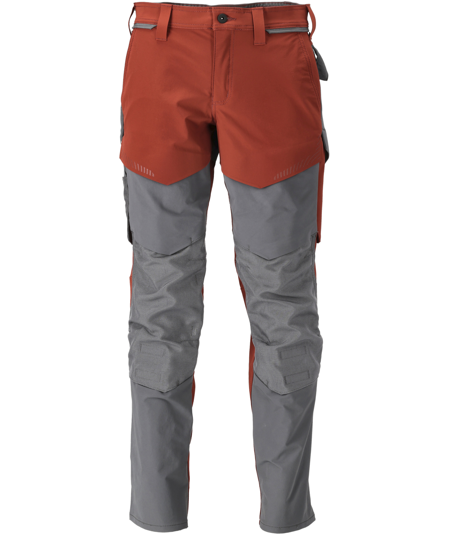 Mascot Customized arbejdsbukser full stretch, Efter&aring;rsr&oslash;d/Stengr&aring;, Efter&aring;rsr&oslash;d/Stengr&aring;, swatch