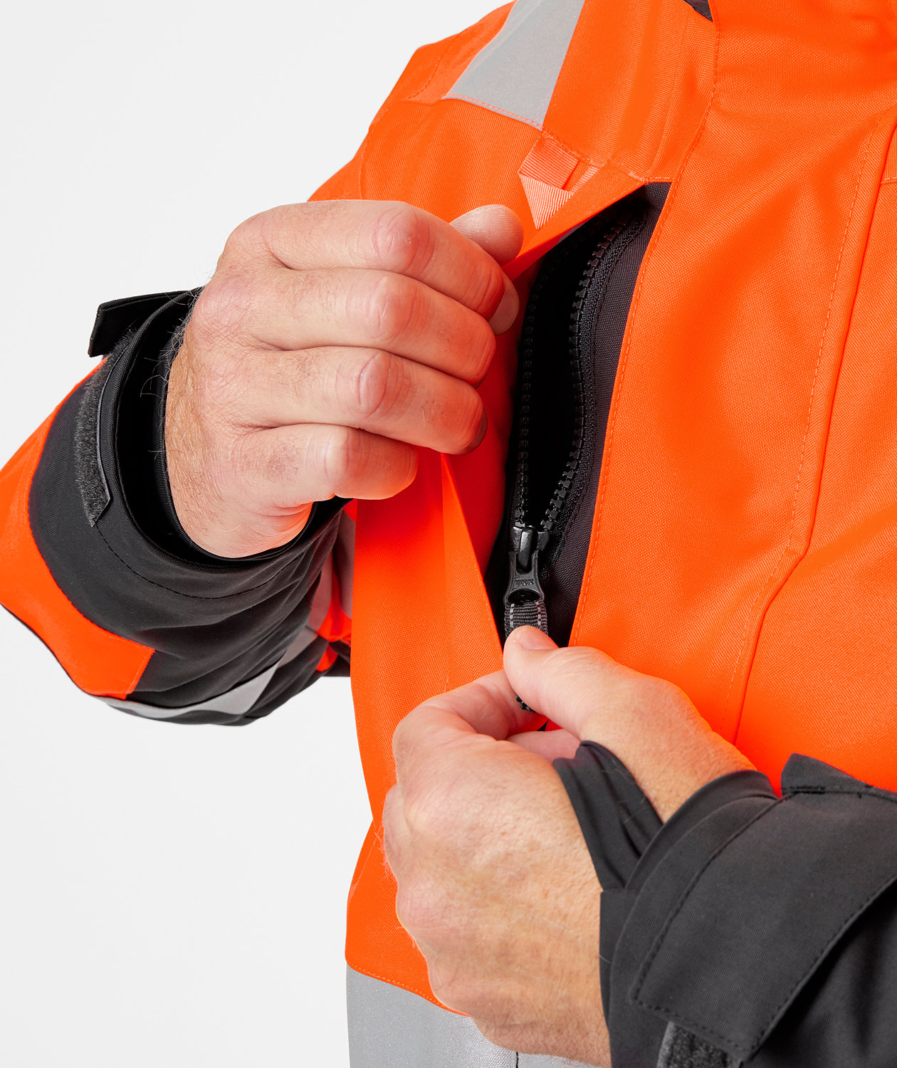 Helly Hansen Alna 2.0 vinterjakke, Hi-vis Orange/charcoal, large image number 4